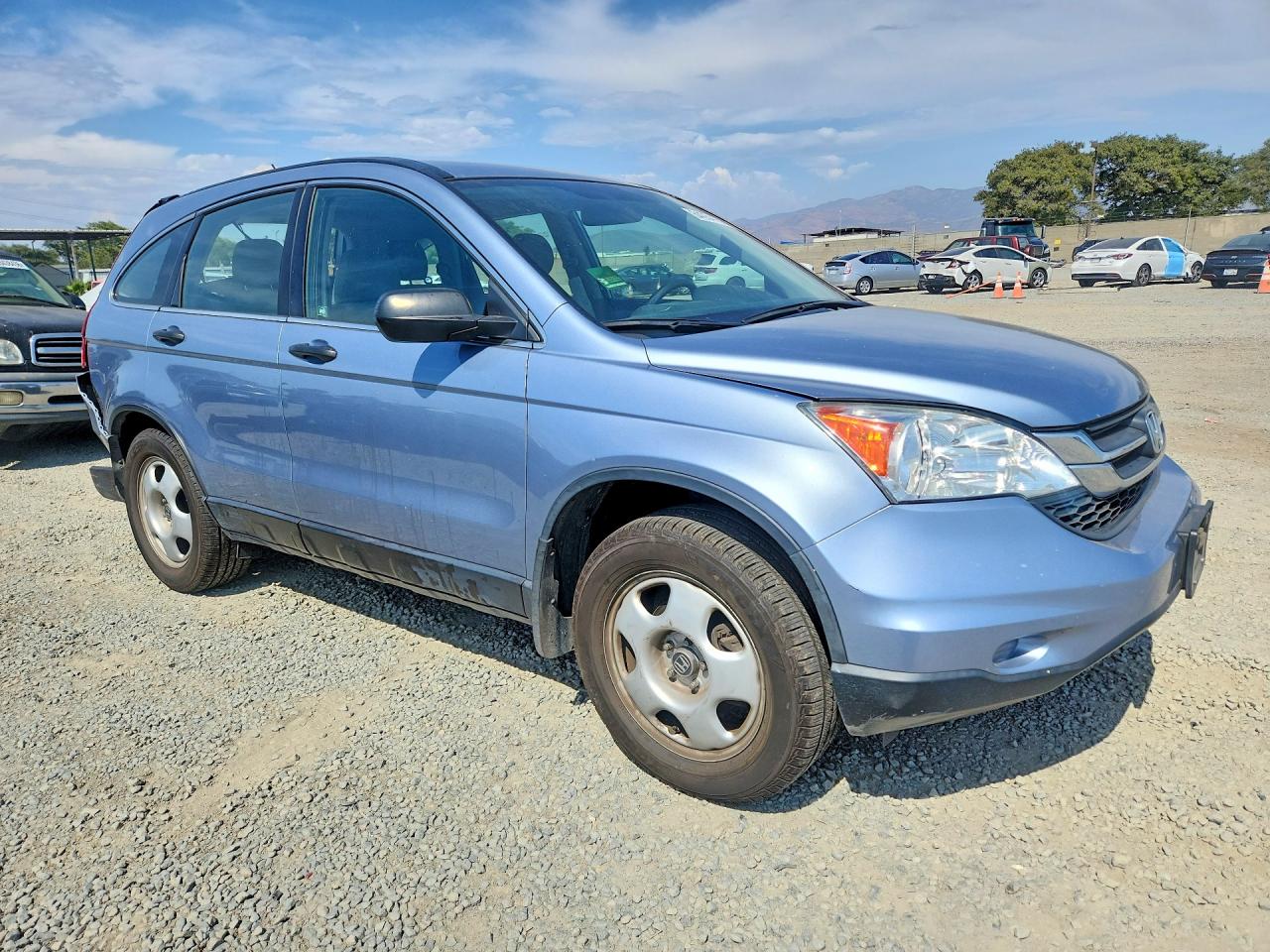 2011 Honda Cr-v Lx Blue vin: 3CZRE3H39BG704053