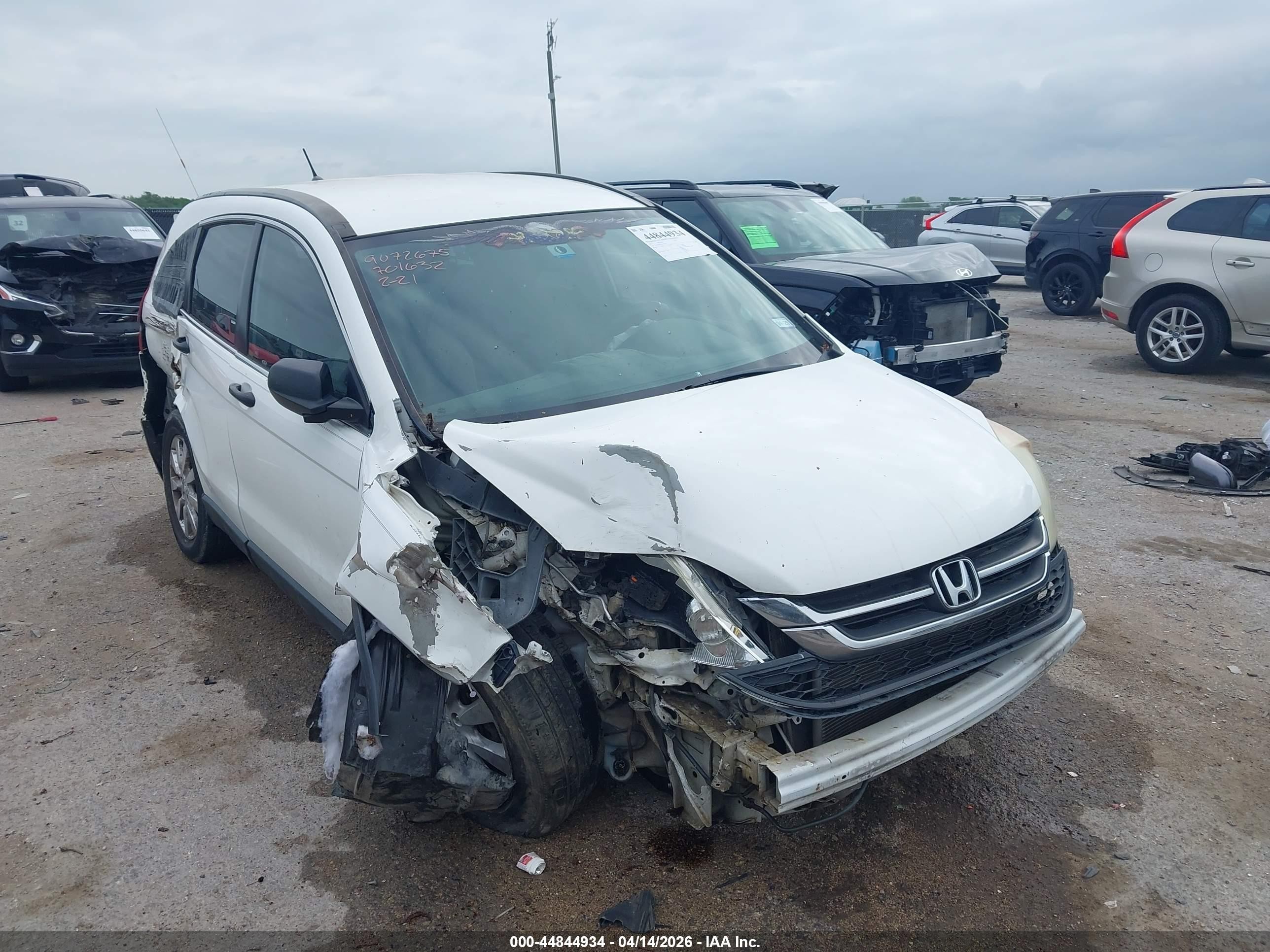 2011 Honda Cr-v Lx White vin: 3CZRE3H3XBG701632