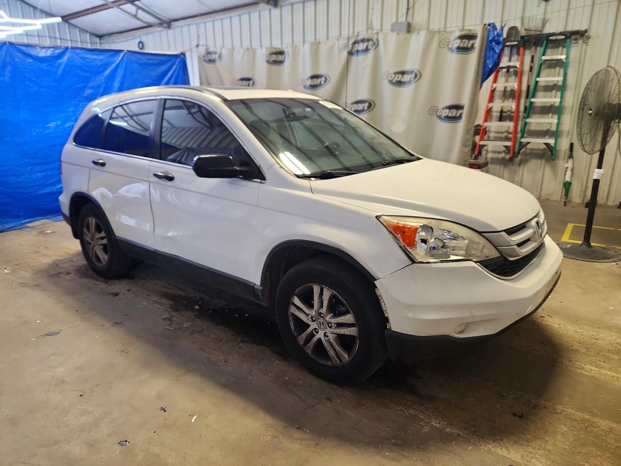 2011 Honda Cr-v Ex White vin: 3CZRE3H50BG701513