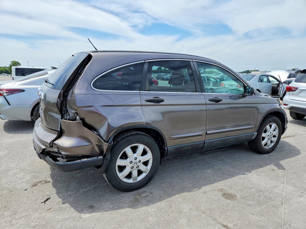 2010 Honda Cr-v Ex Gray vin: 3CZRE3H51AG700899