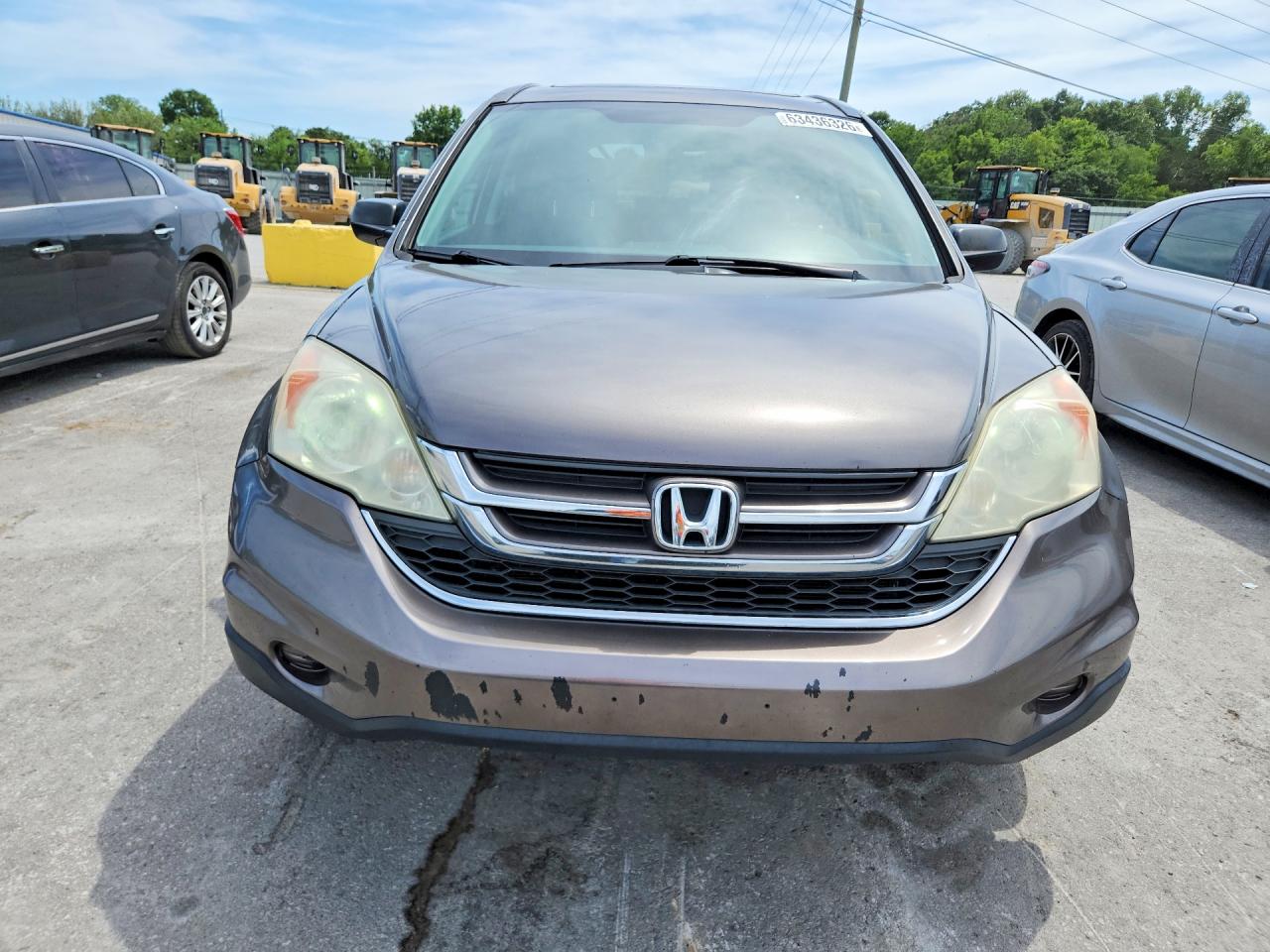 2010 Honda Cr-v Ex Gray vin: 3CZRE3H51AG700899