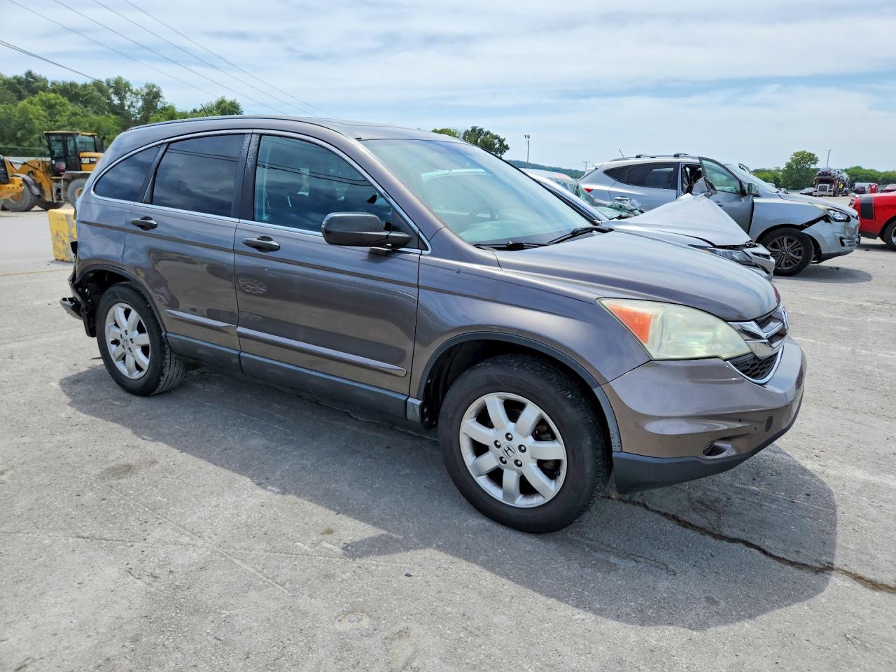 2010 Honda Cr-v Ex Gray vin: 3CZRE3H51AG700899