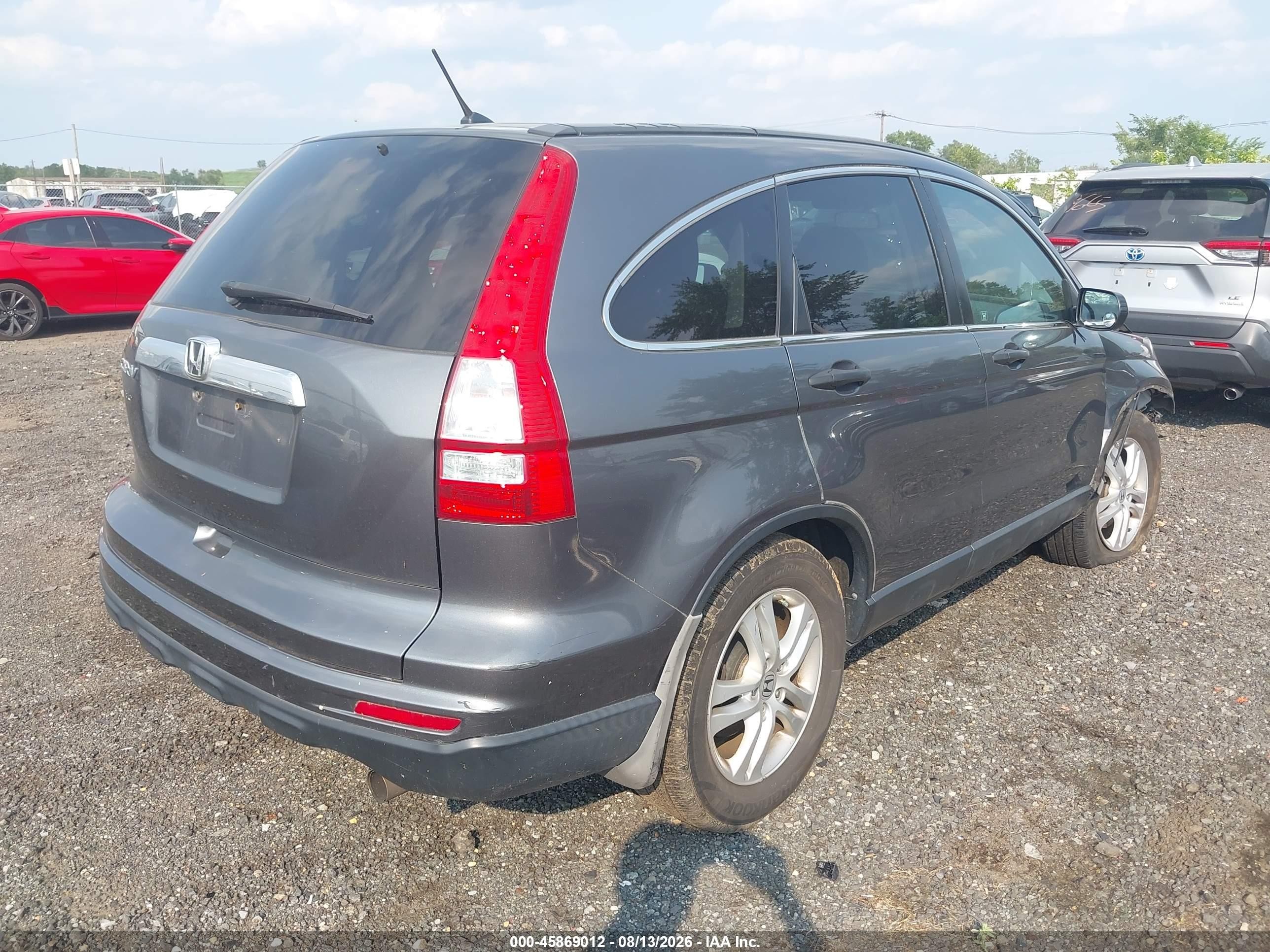 2010 Honda Cr-v Ex Gray vin: 3CZRE3H52AG701401