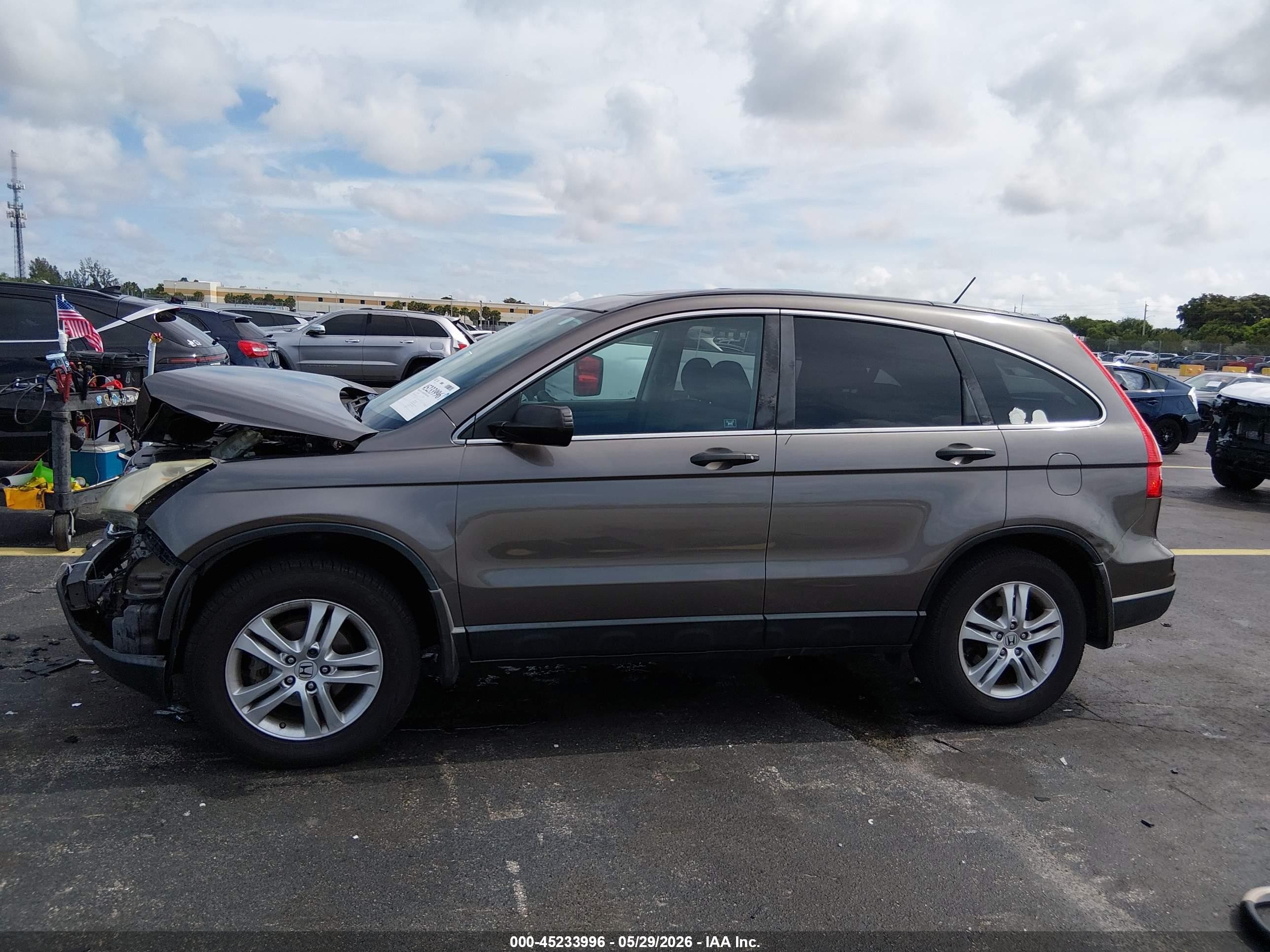 2011 Honda Cr-v Ex Серый vin: 3CZRE3H52BG702145