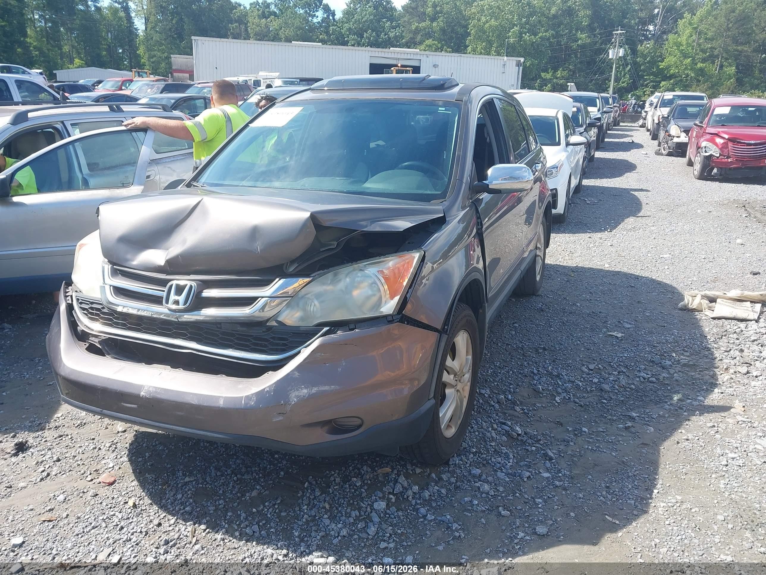 2011 Honda Cr-v Ex Brown vin: 3CZRE3H53BG702879
