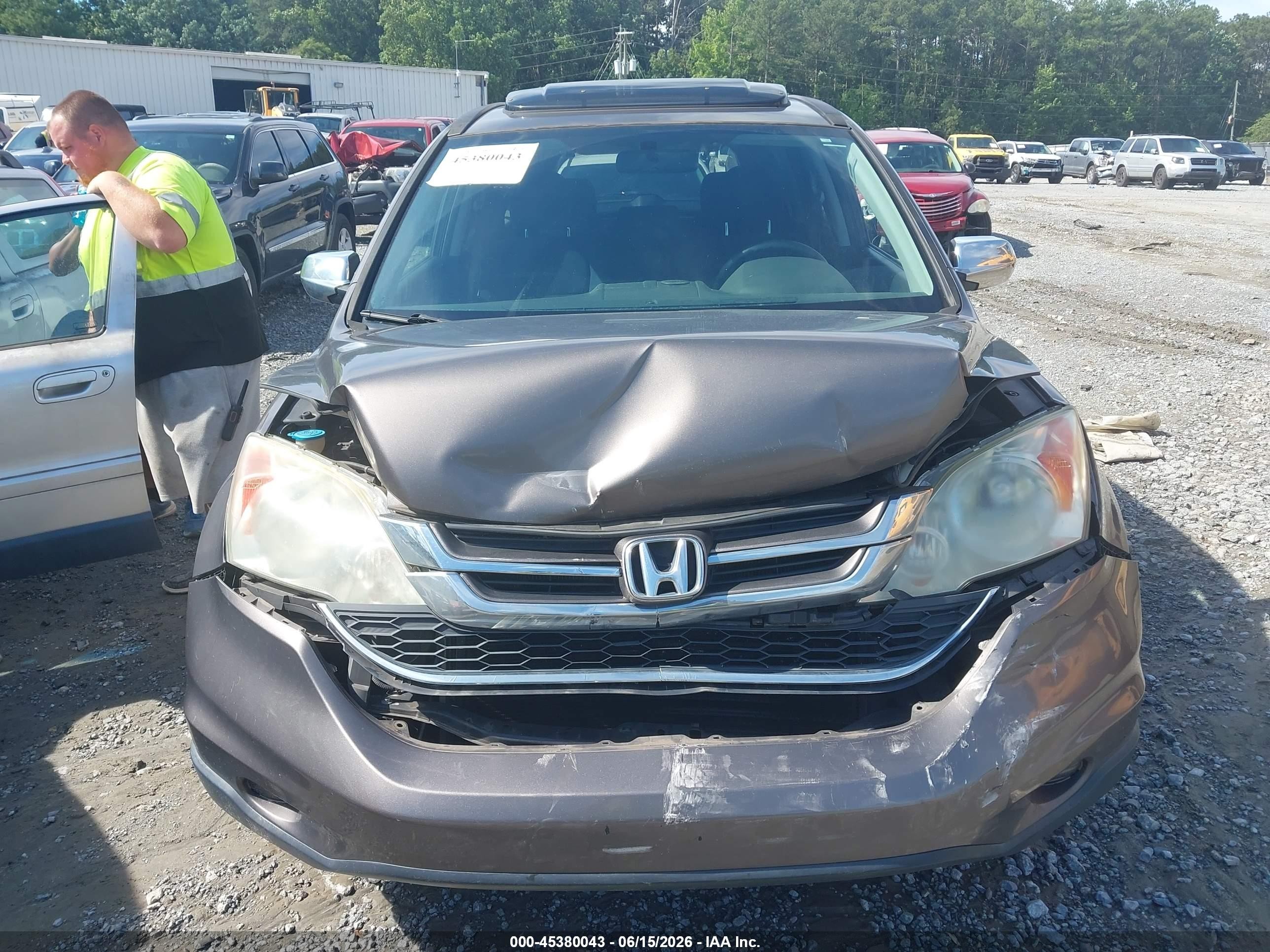 2011 Honda Cr-v Ex Brown vin: 3CZRE3H53BG702879
