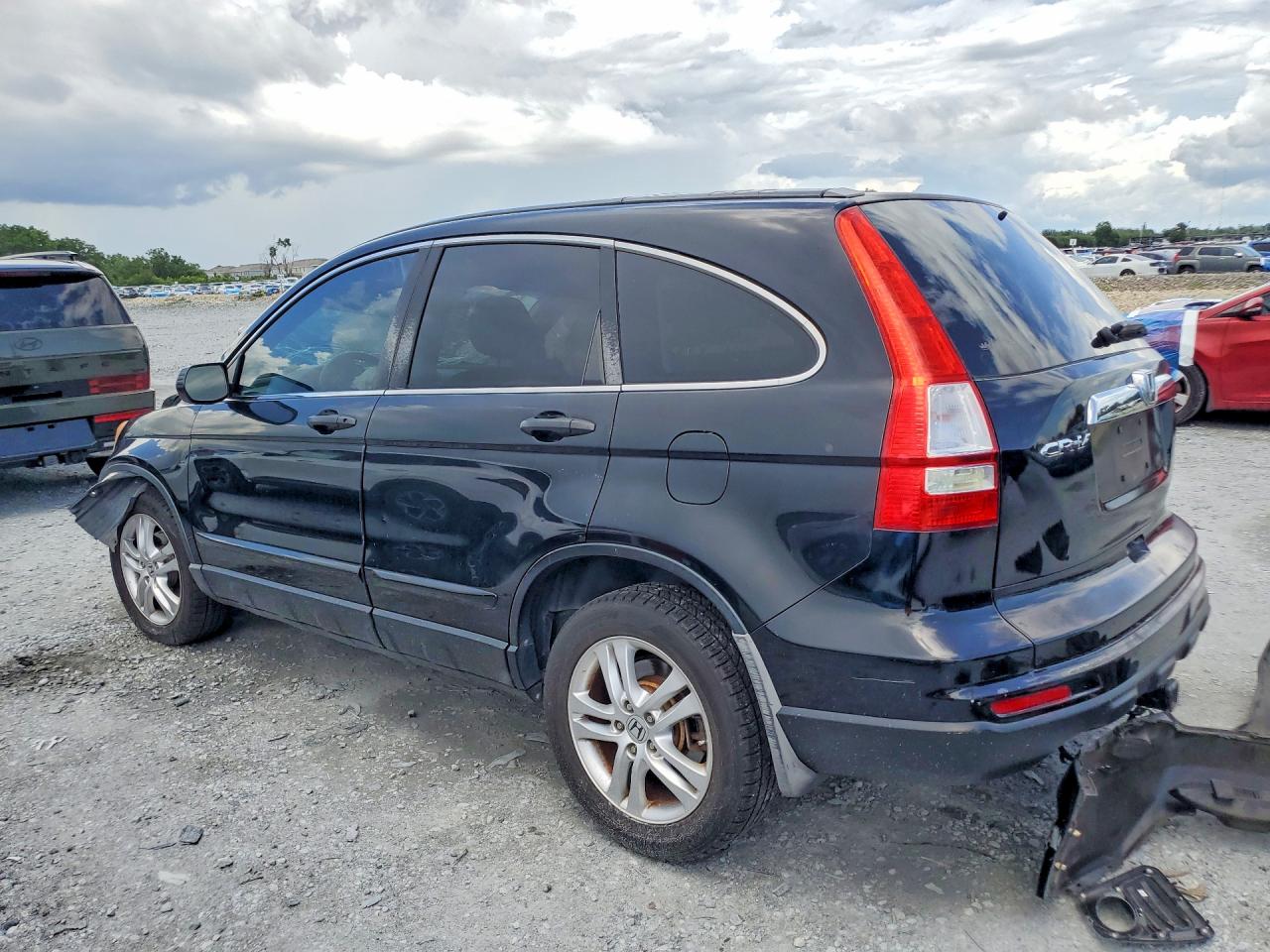 2010 Honda Cr-v Ex Black vin: 3CZRE3H54AG701416