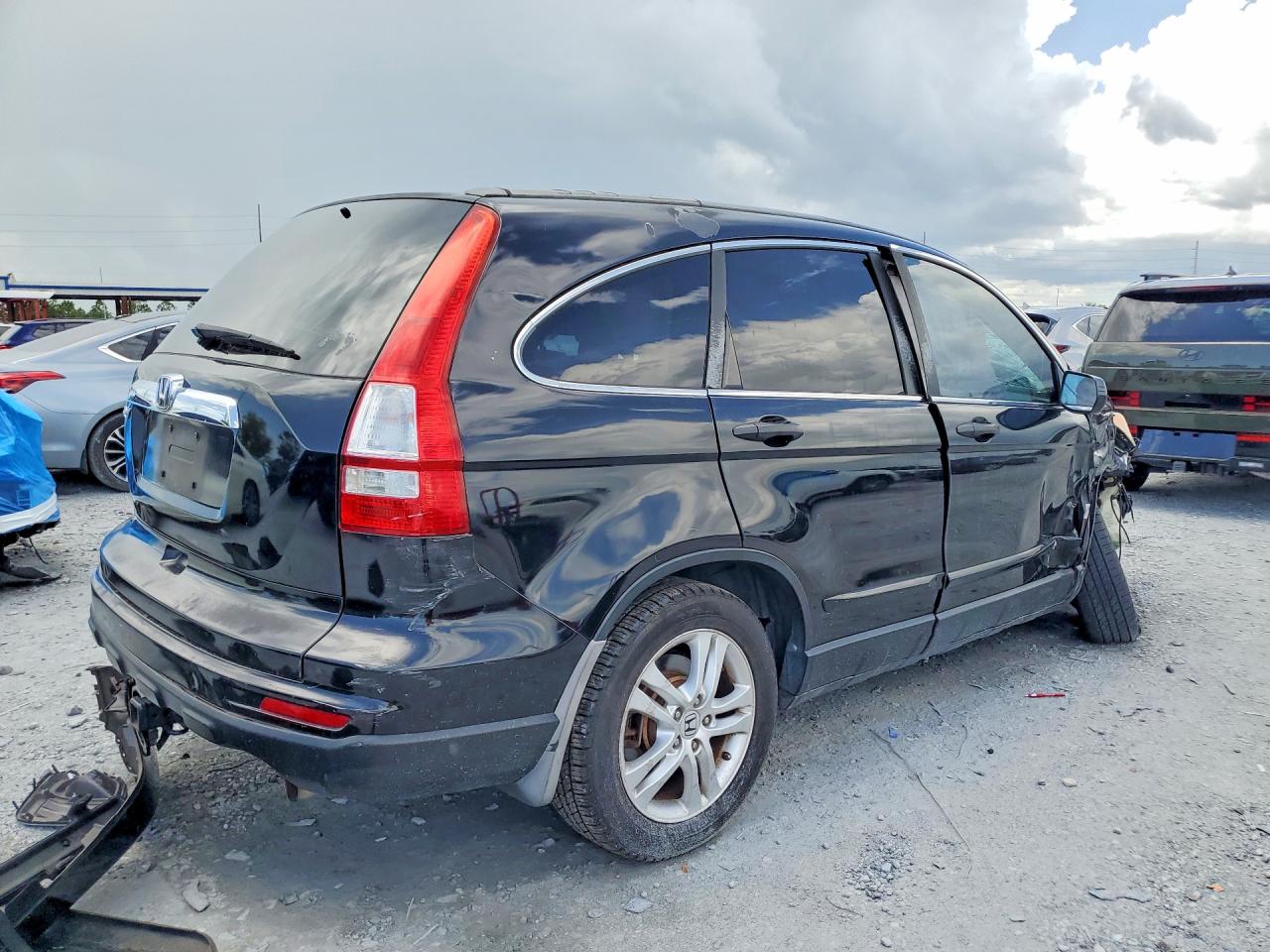 2010 Honda Cr-v Ex Black vin: 3CZRE3H54AG701416