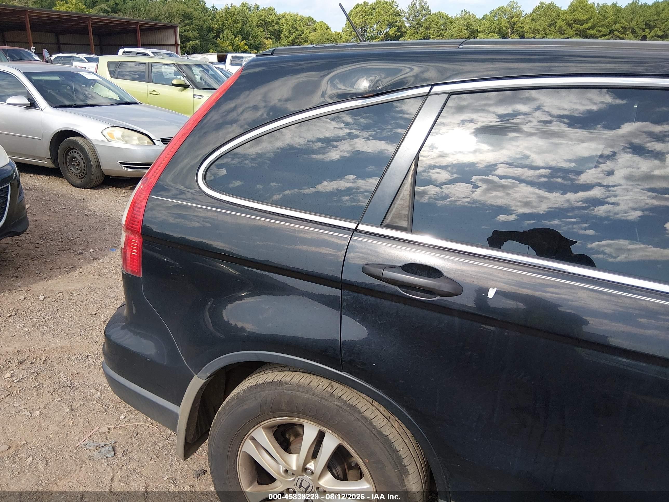 2010 Honda Cr-v Ex Black vin: 3CZRE3H54AG703215