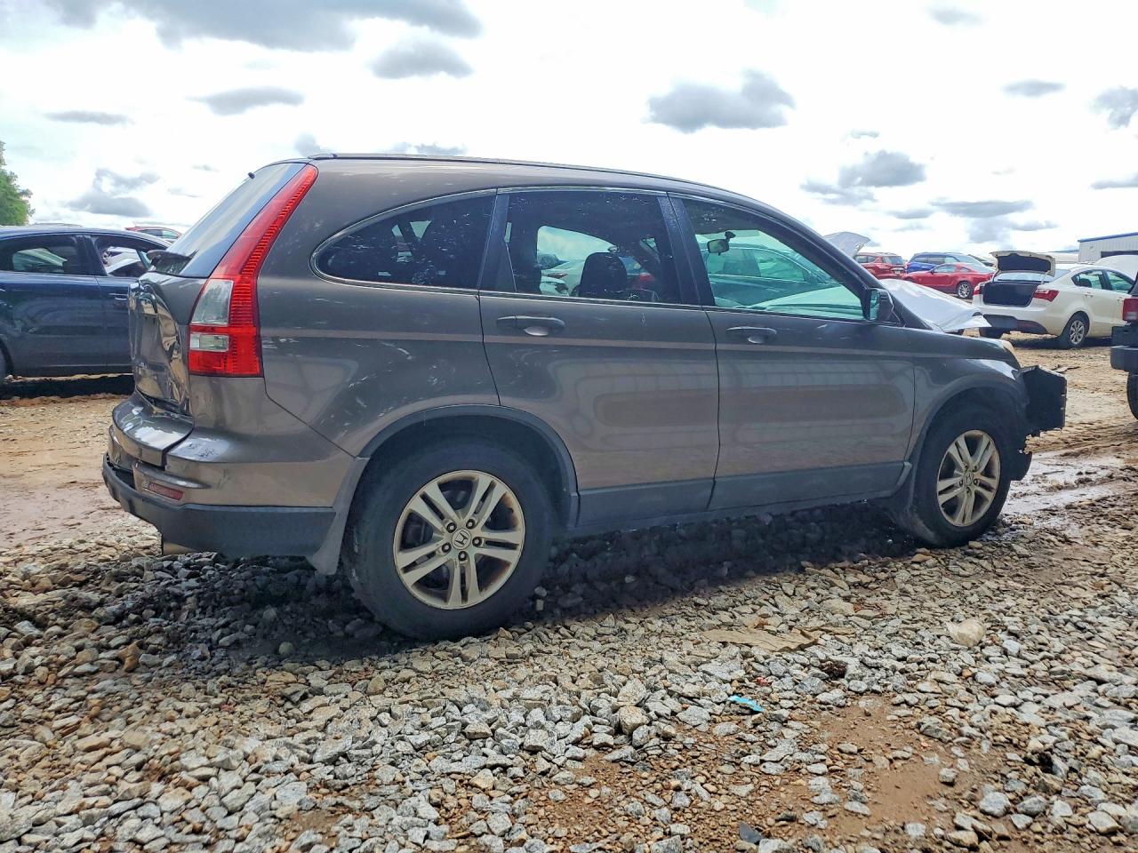 2010 Honda Cr-v Ex Gray vin: 3CZRE3H55AG700159