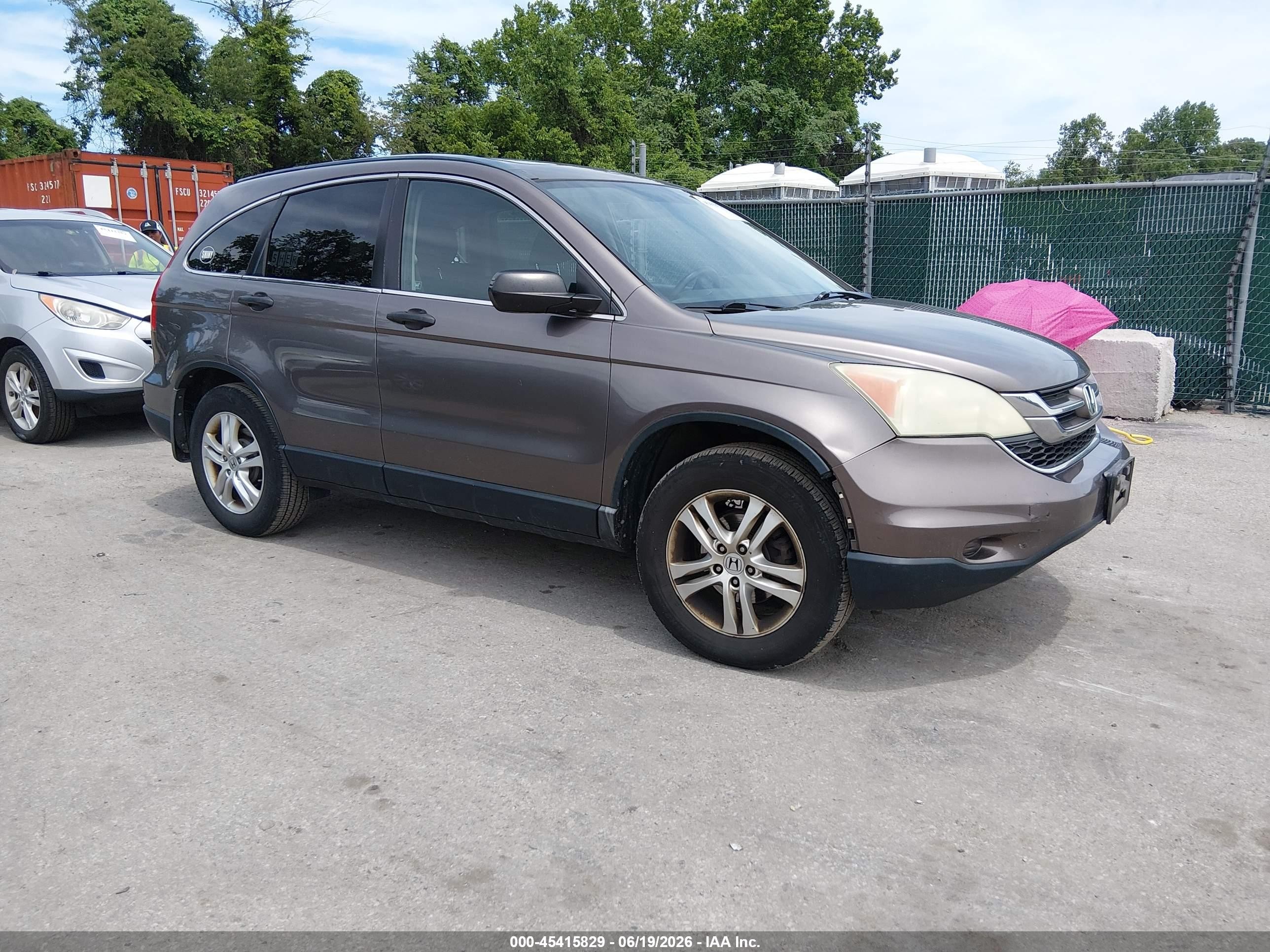 2010 Honda Cr-v Ex Gray vin: 3CZRE3H55AG701585