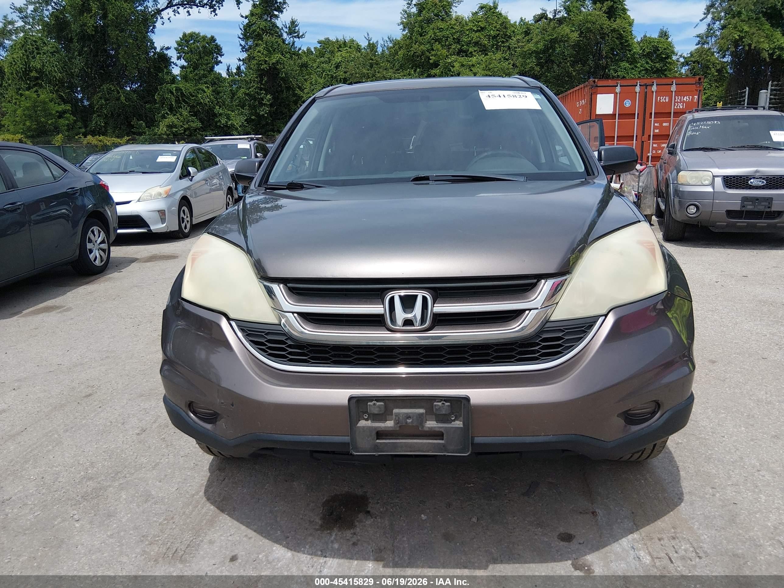 2010 Honda Cr-v Ex Gray vin: 3CZRE3H55AG701585
