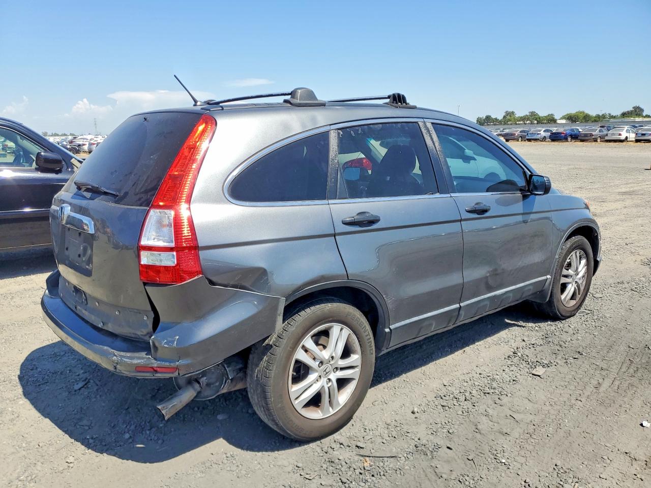 2011 Honda Cr-v Ex Gray vin: 3CZRE3H56BG700897