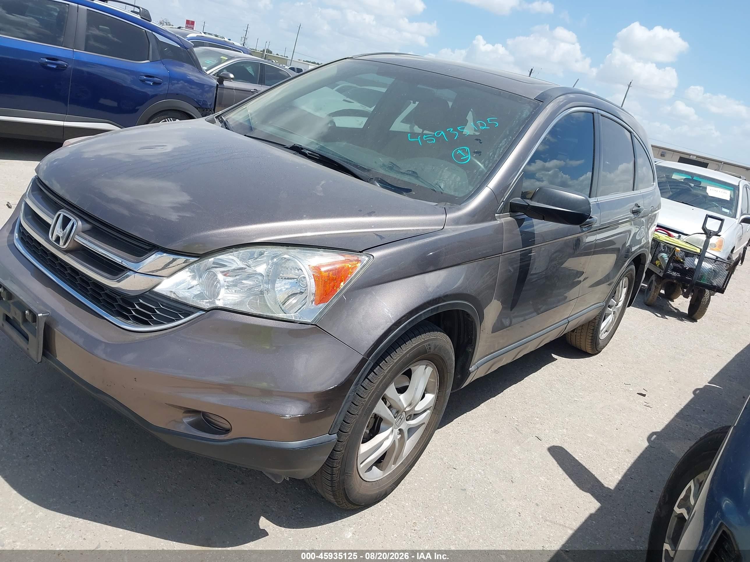 2010 Honda Cr-v Ex Brown vin: 3CZRE3H57AG700180