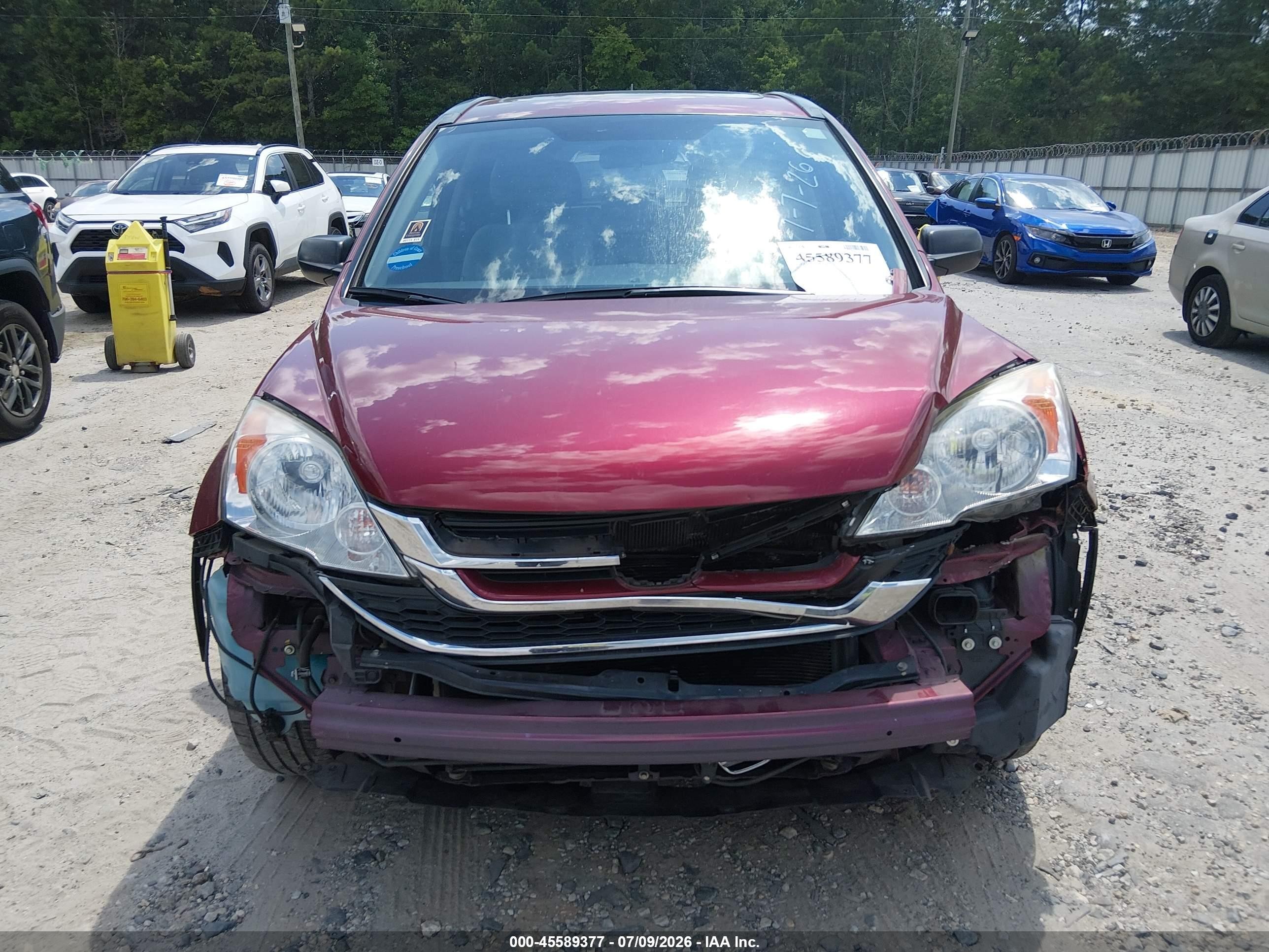 2011 Honda Cr-v Ex Красный vin: 3CZRE3H57BG701427
