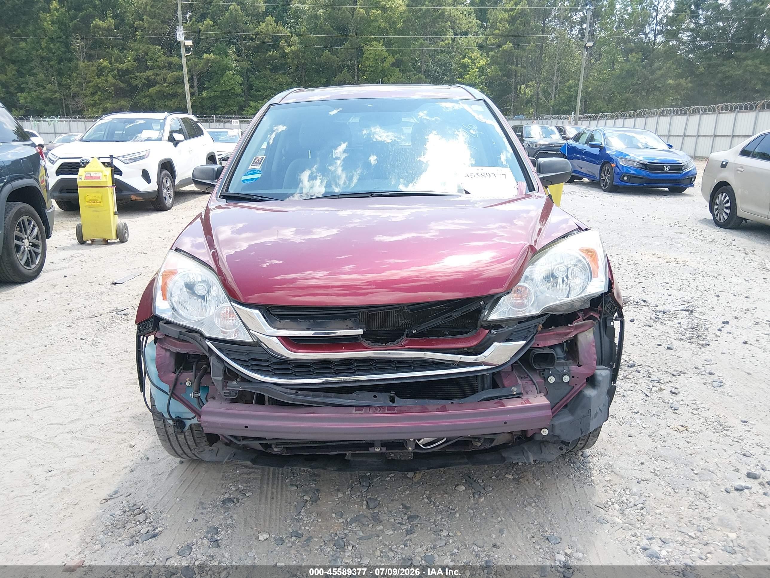 2011 Honda Cr-v Ex Красный vin: 3CZRE3H57BG701427