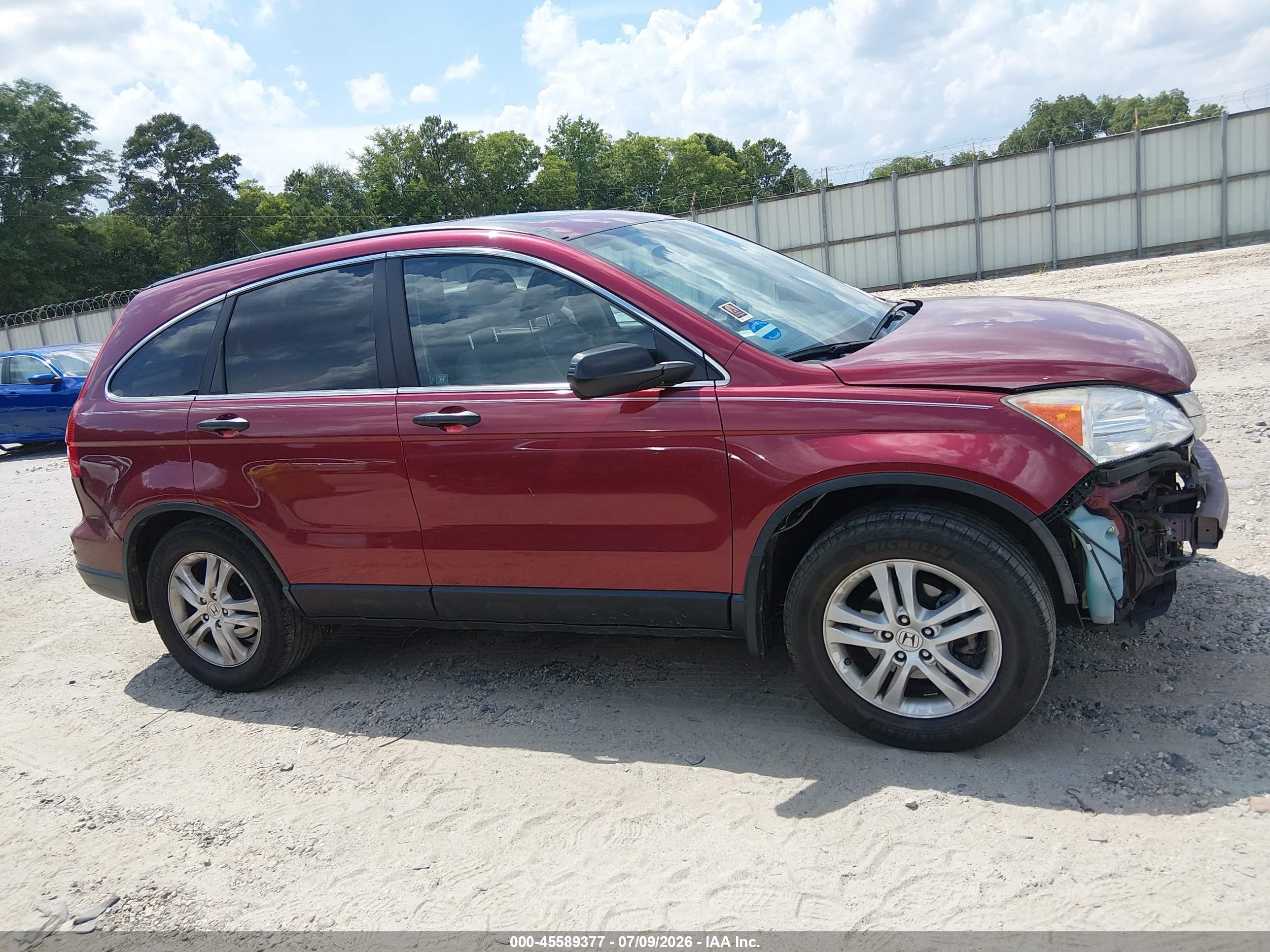2011 Honda Cr-v Ex Красный vin: 3CZRE3H57BG701427
