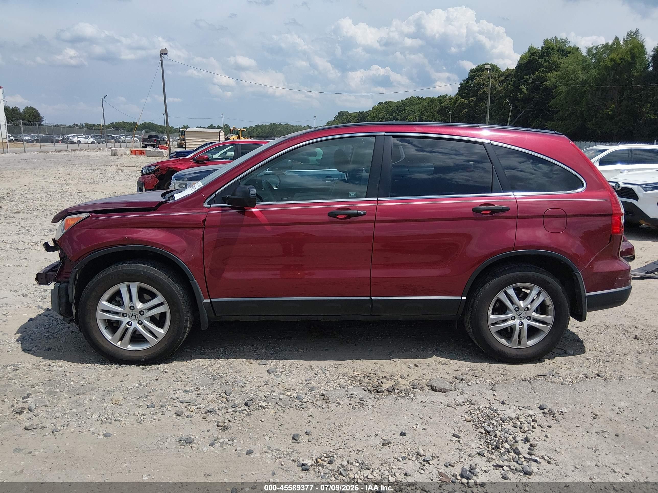 2011 Honda Cr-v Ex Красный vin: 3CZRE3H57BG701427