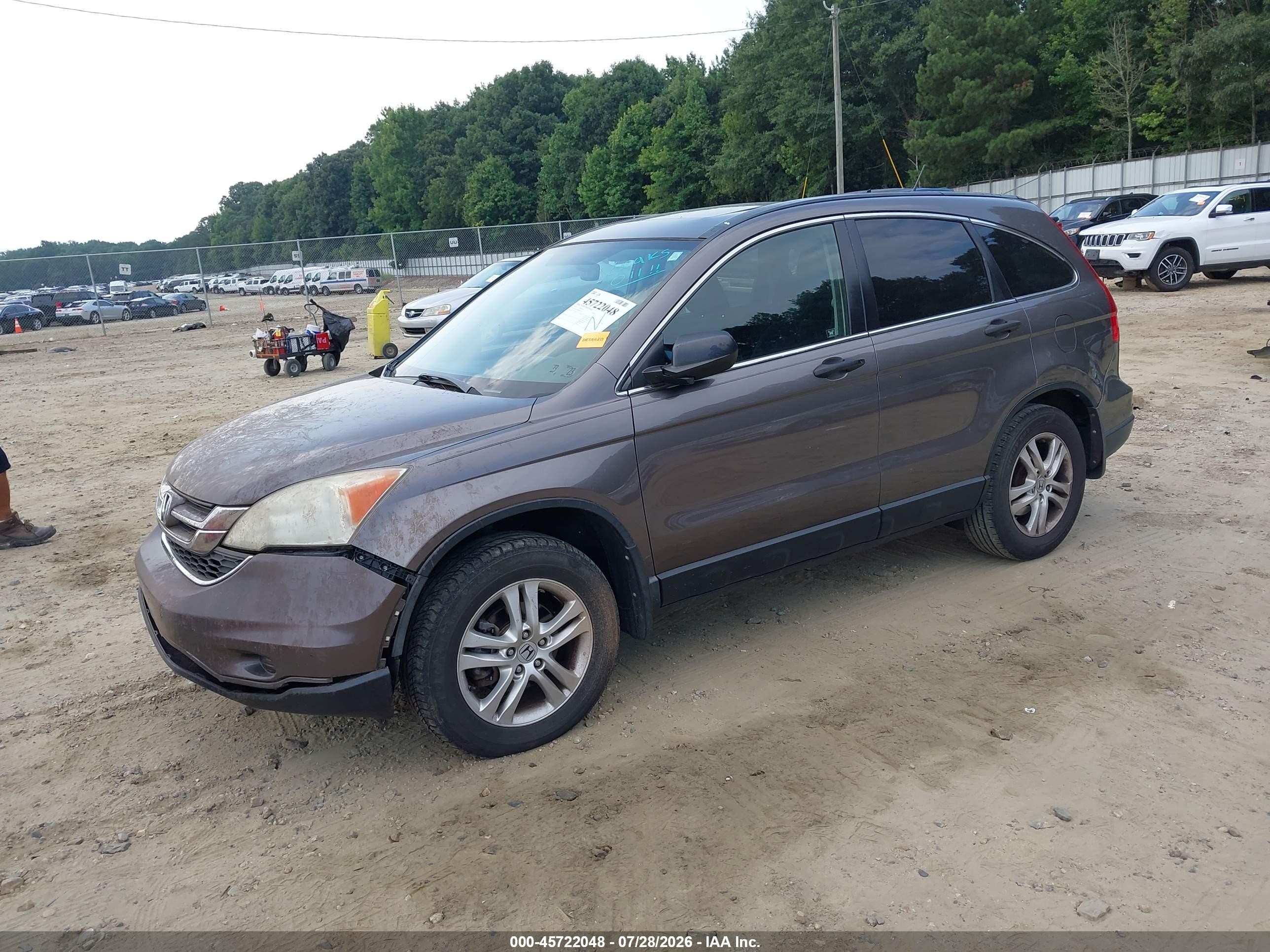 2011 Honda Cr-v Ex Серый vin: 3CZRE3H57BG703520