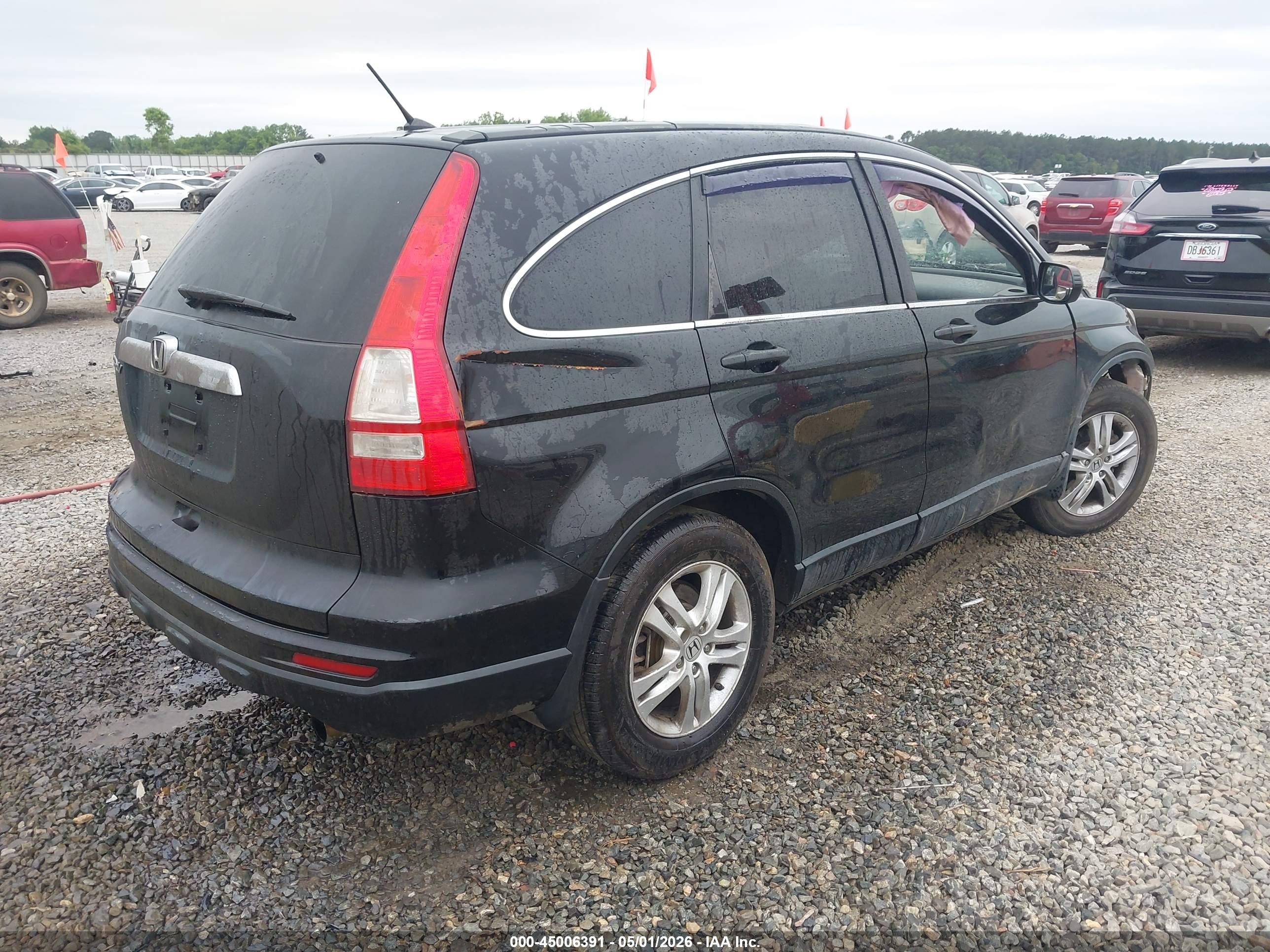 2011 Honda Cr-v Ex Black vin: 3CZRE3H58BG701596
