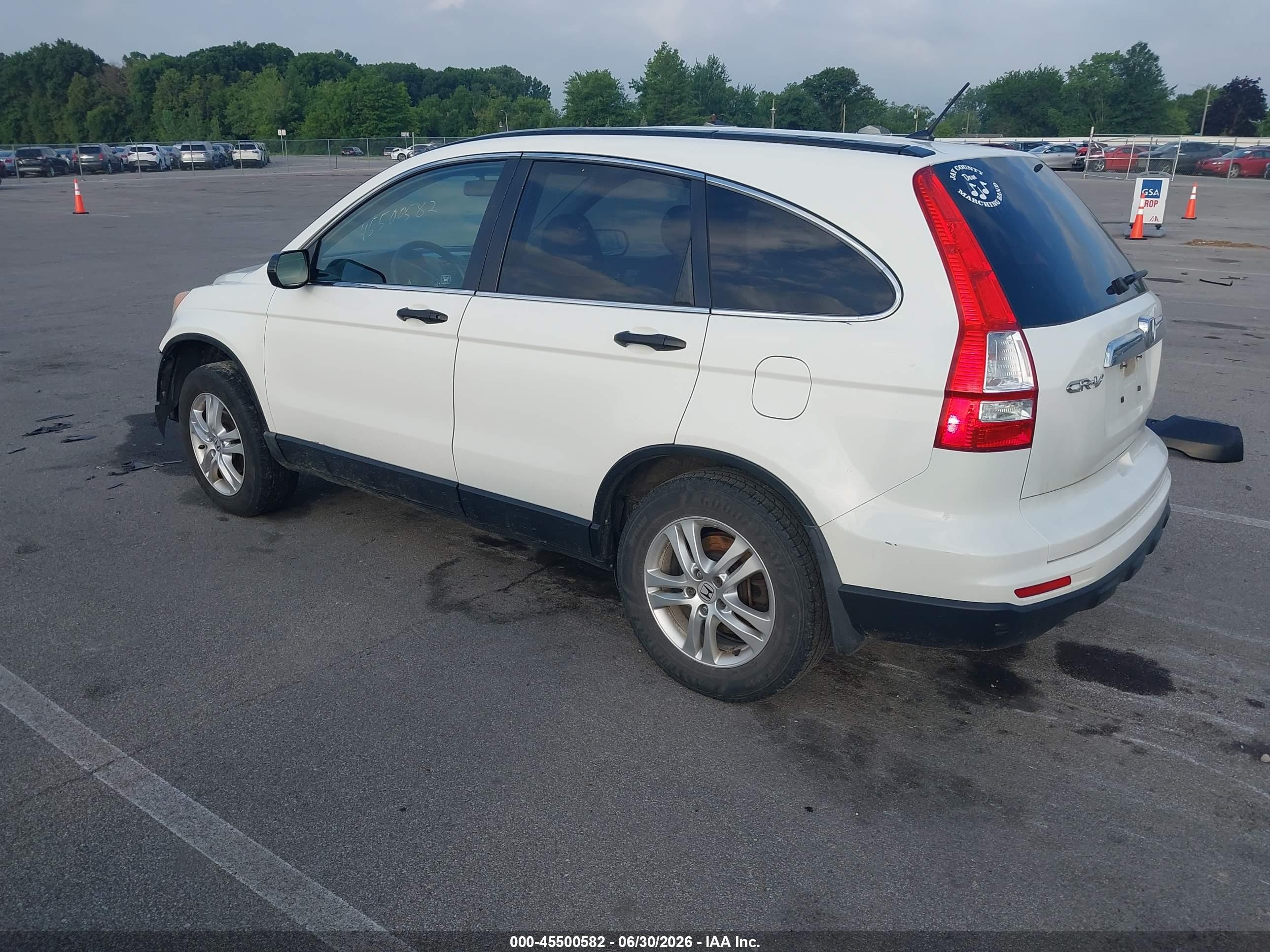 2011 Honda Cr-v Ex White vin: 3CZRE3H58BG703624