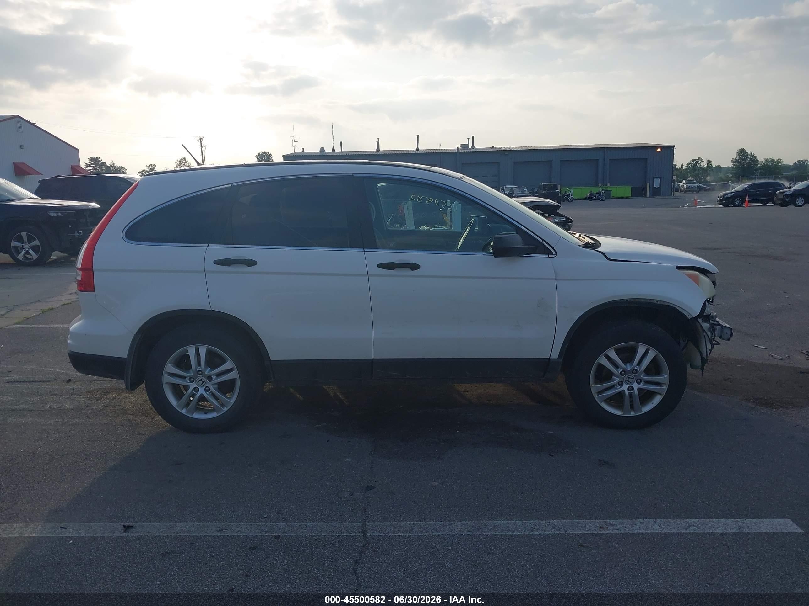 2011 Honda Cr-v Ex White vin: 3CZRE3H58BG703624