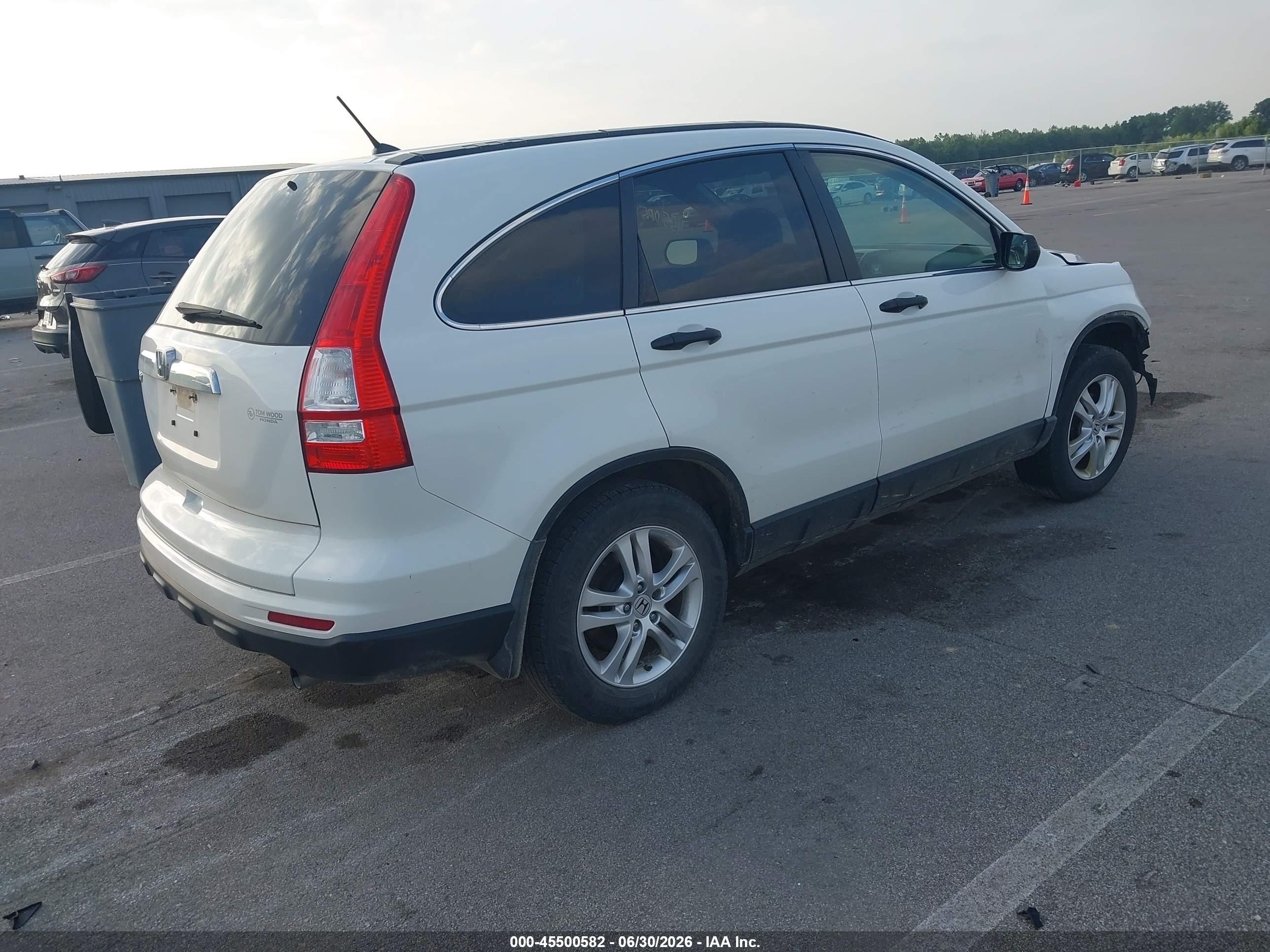 2011 Honda Cr-v Ex White vin: 3CZRE3H58BG703624