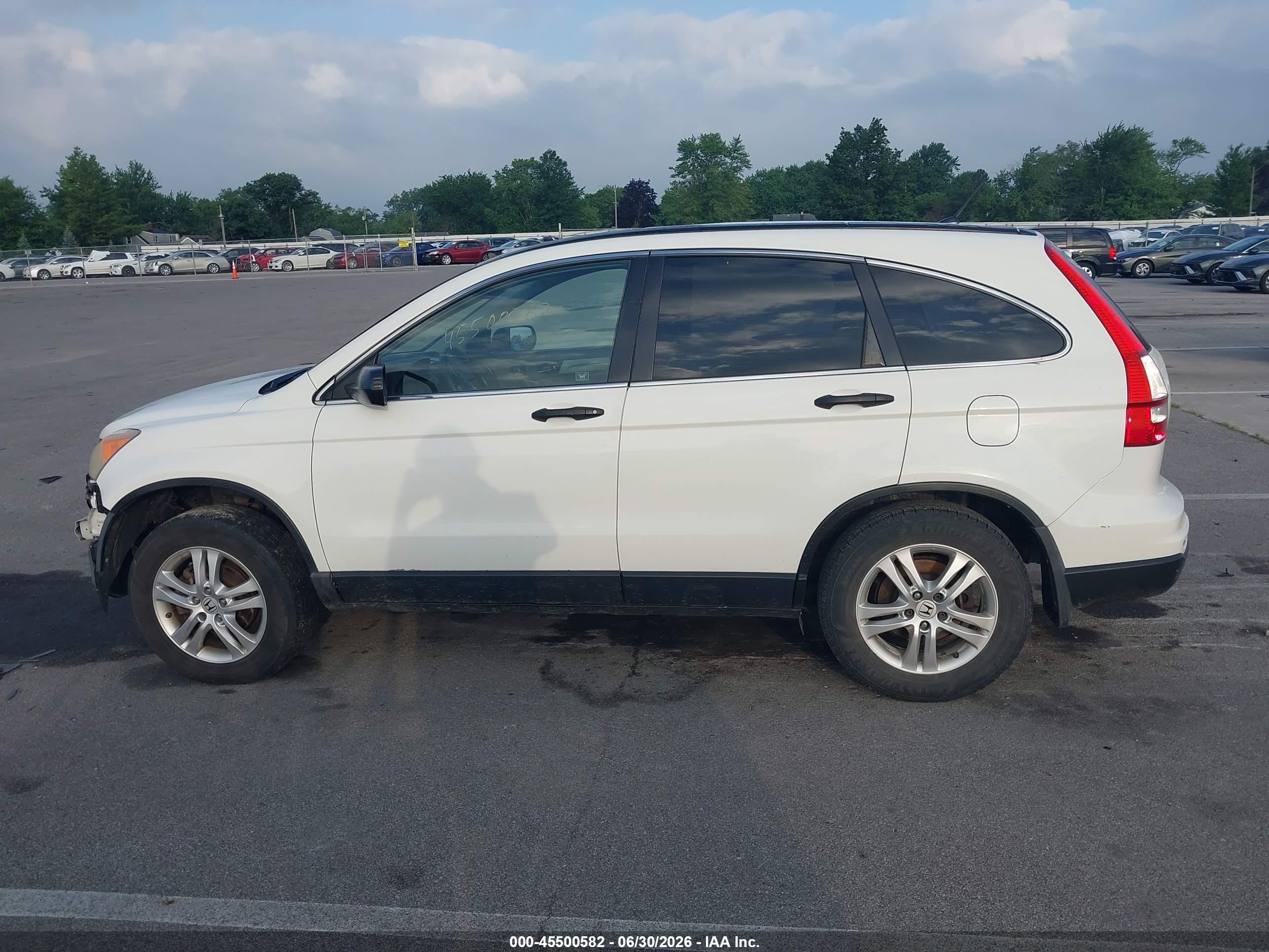 2011 Honda Cr-v Ex White vin: 3CZRE3H58BG703624
