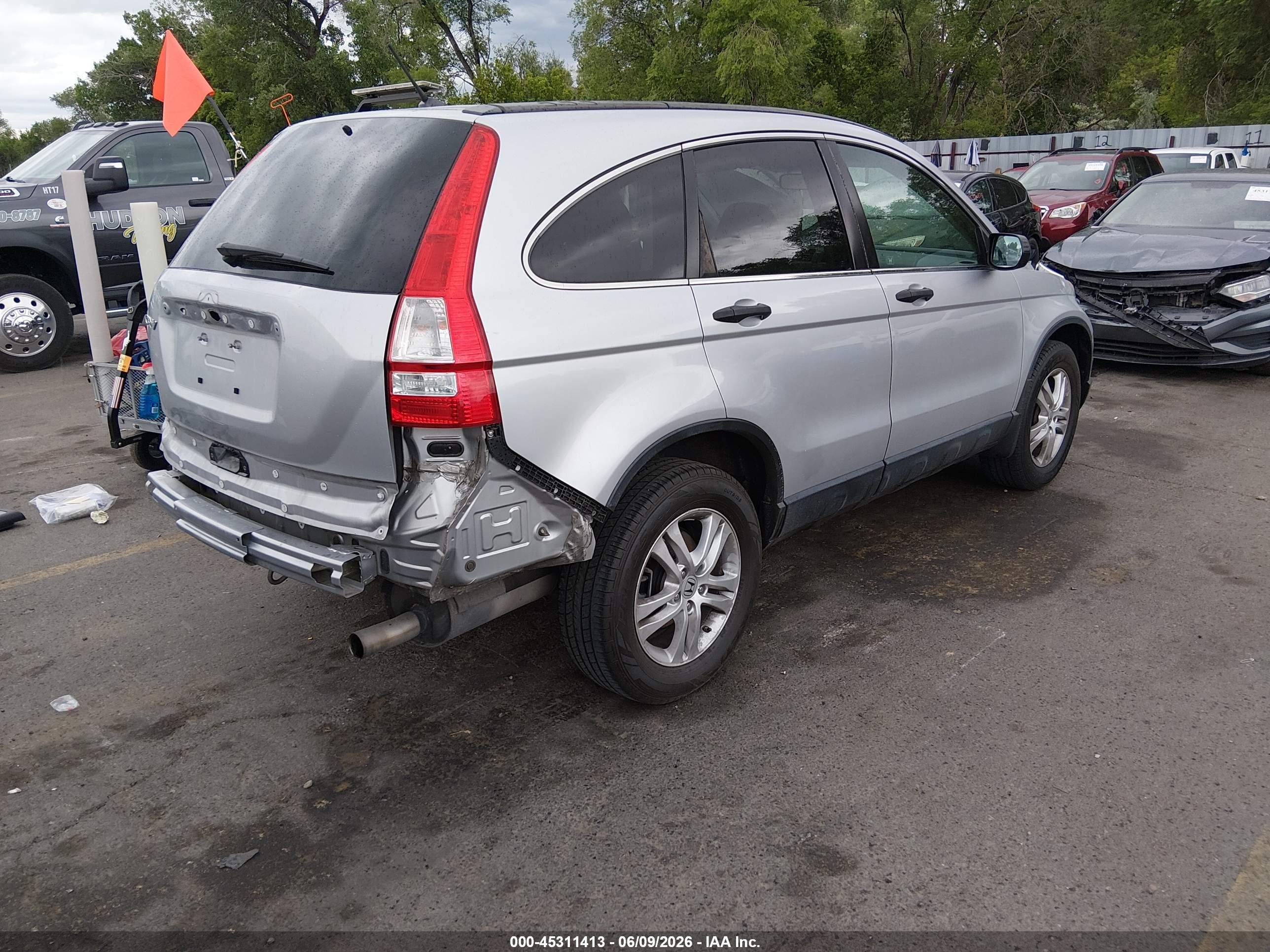 2010 Honda Cr-v Ex Silver vin: 3CZRE3H59AG700469