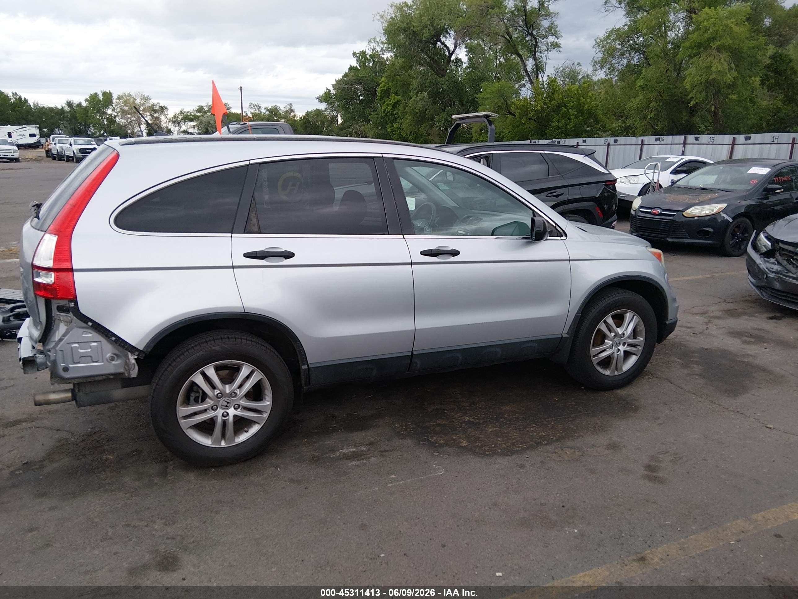 2010 Honda Cr-v Ex Silver vin: 3CZRE3H59AG700469