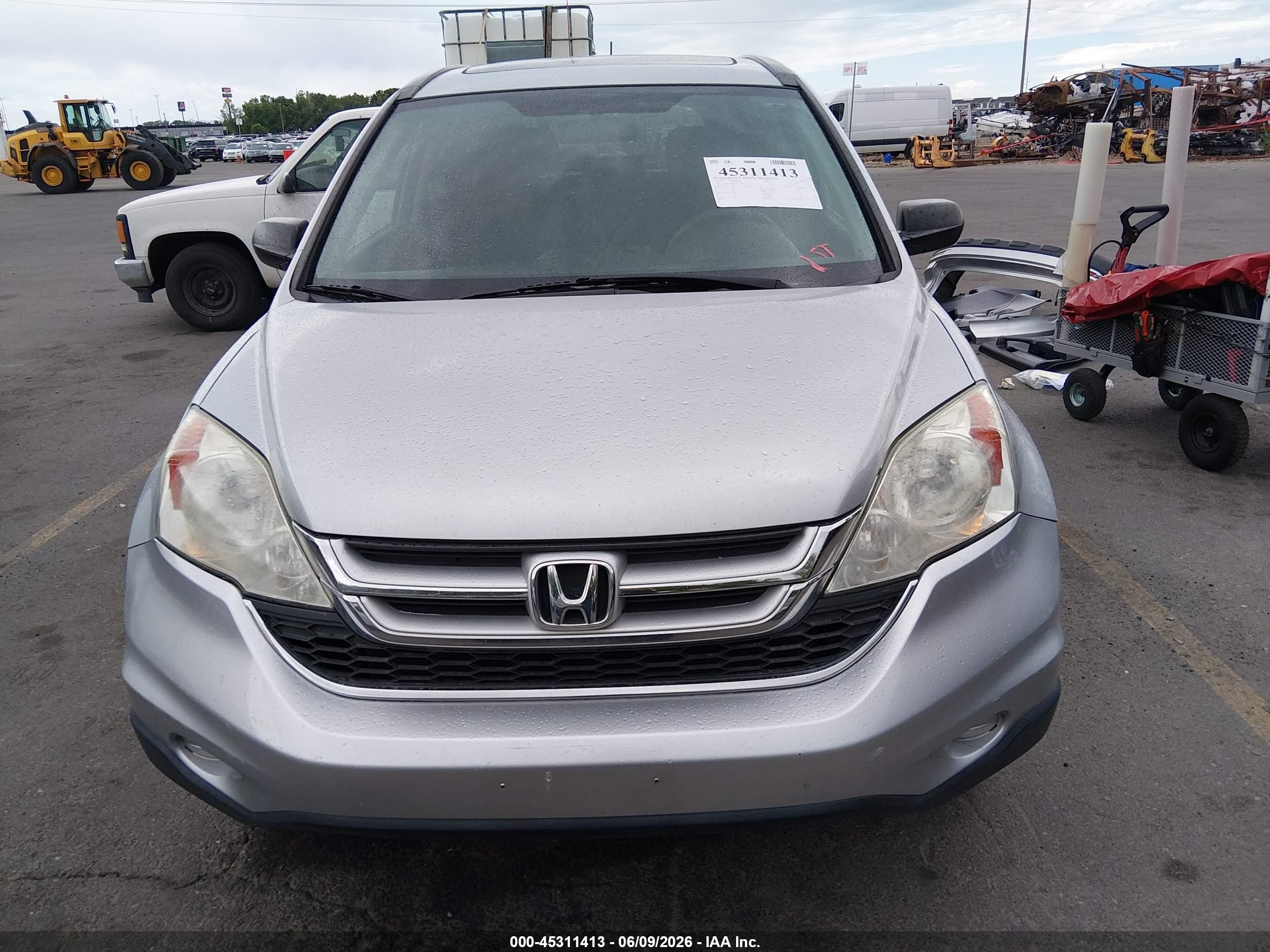 2010 Honda Cr-v Ex Silver vin: 3CZRE3H59AG700469
