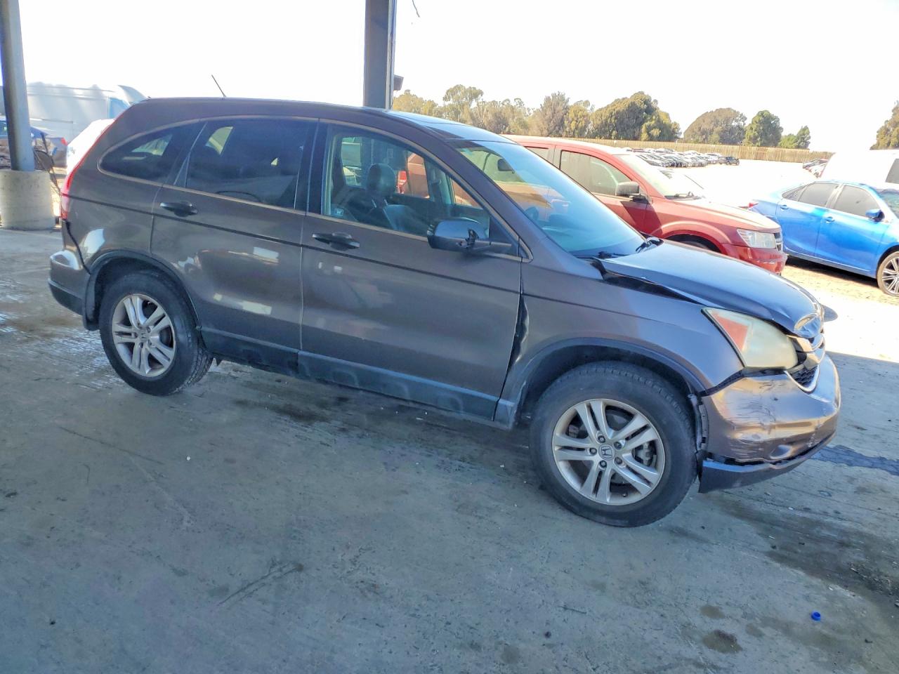 2010 Honda Cr-v Ex Серый vin: 3CZRE3H59AG700584