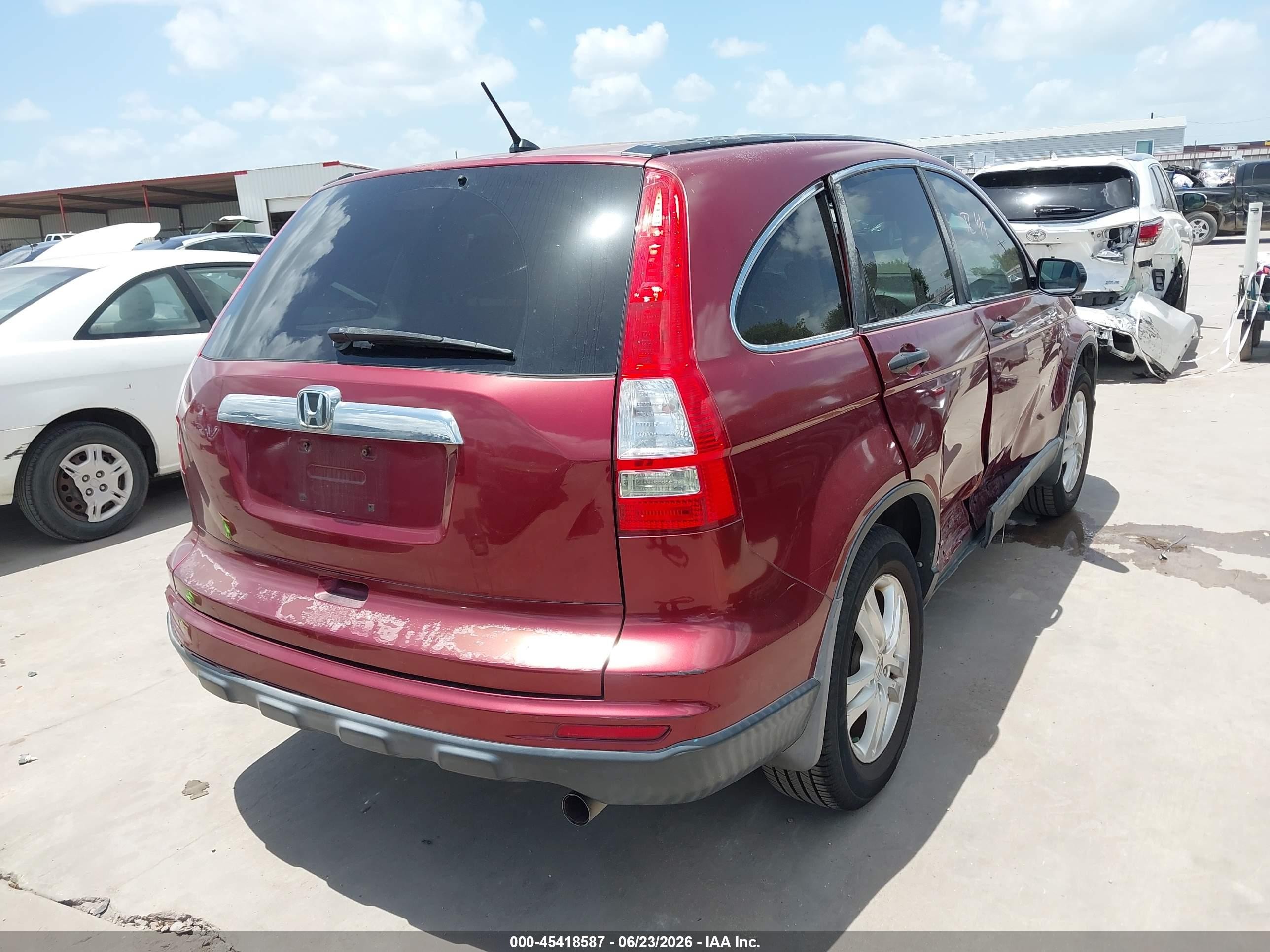 2010 Honda Cr-v Ex Maroon vin: 3CZRE3H5XAG700075