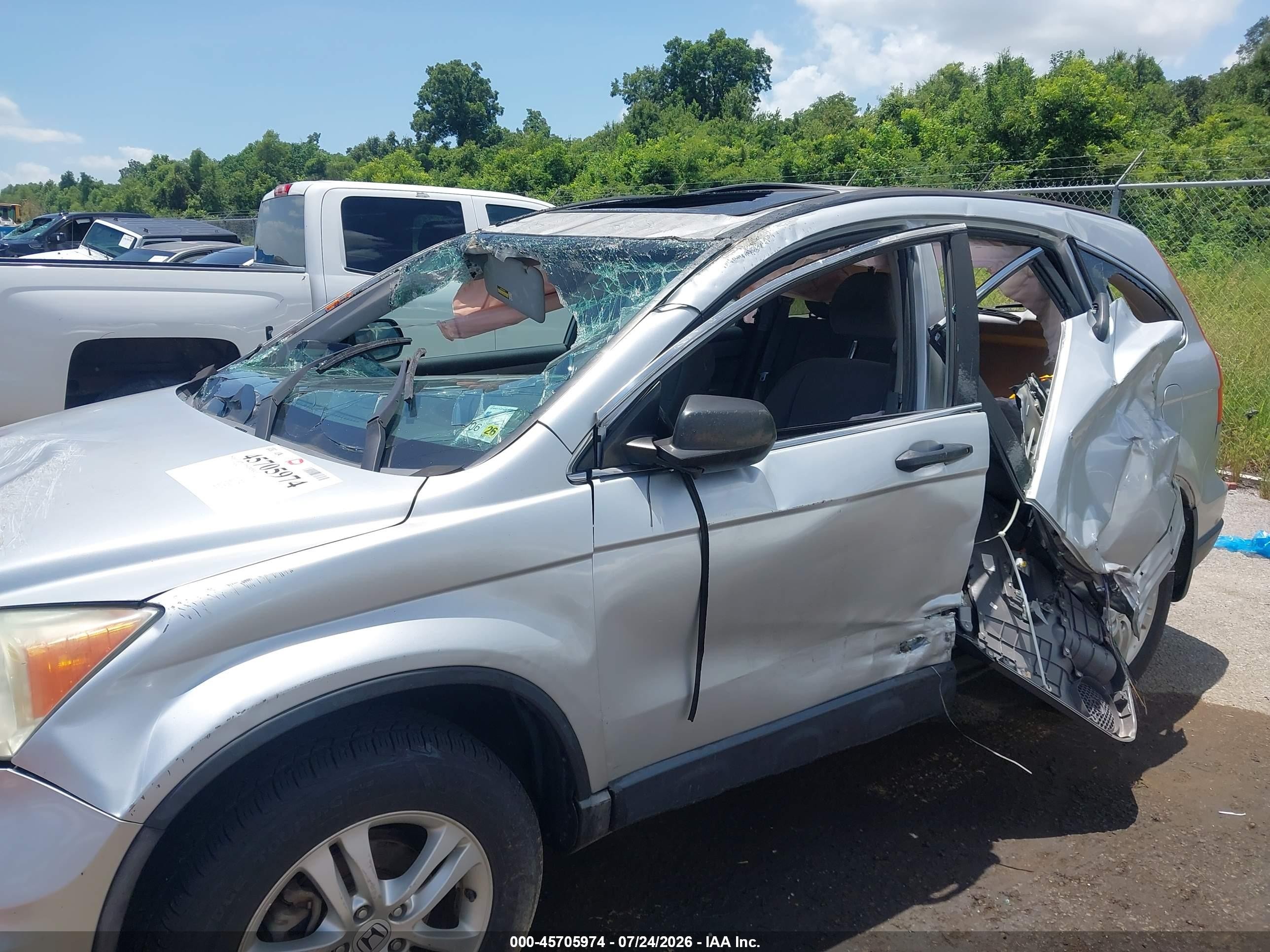 2010 Honda Cr-v Ex Серебряный vin: 3CZRE3H5XAG700299