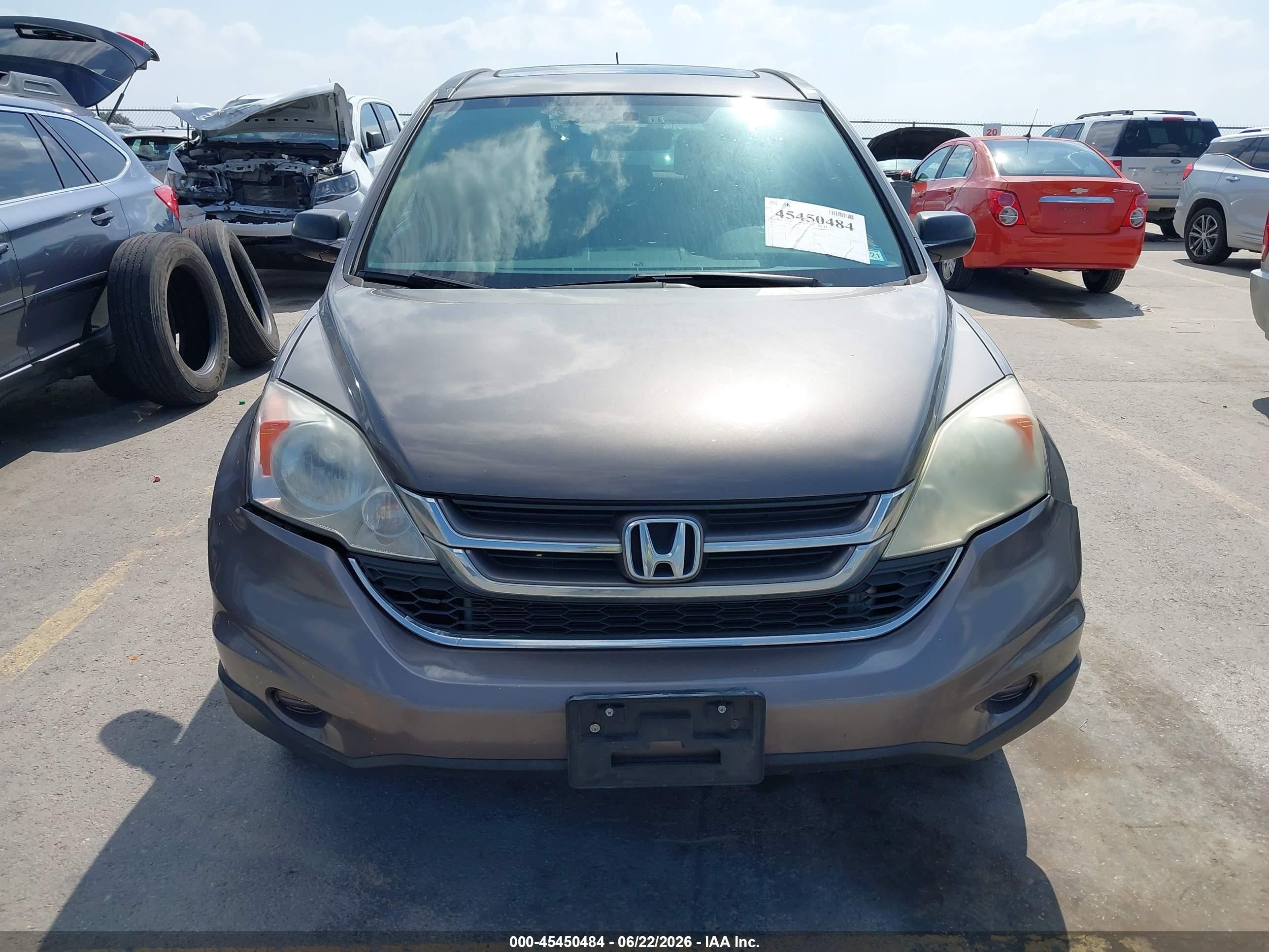 2010 Honda Cr-v Ex Brown vin: 3CZRE3H5XAG702148