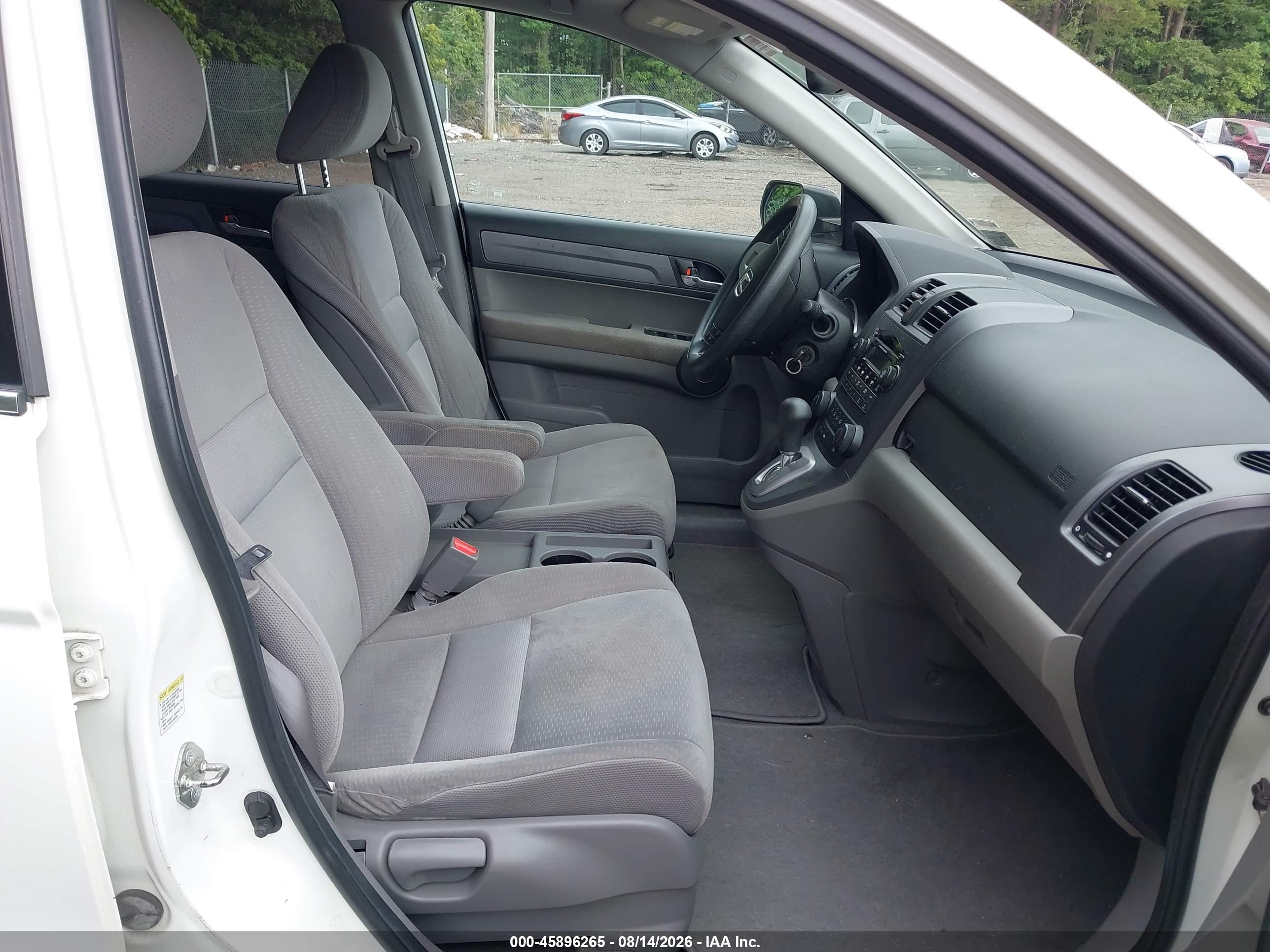 2009 Honda Cr-v Ex White vin: 3CZRE48509G701804