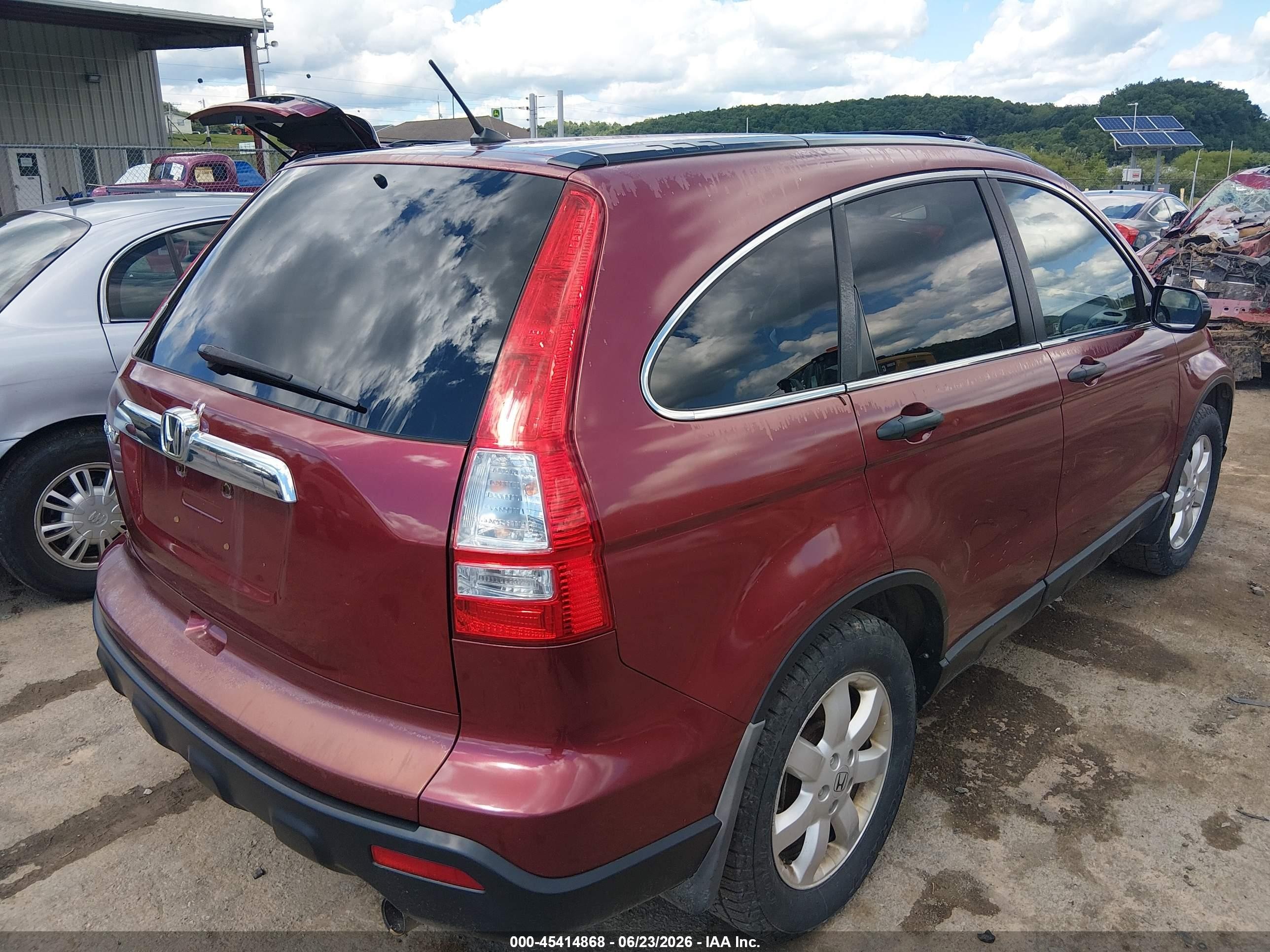 2009 Honda Cr-v Ex Maroon vin: 3CZRE48509G705190