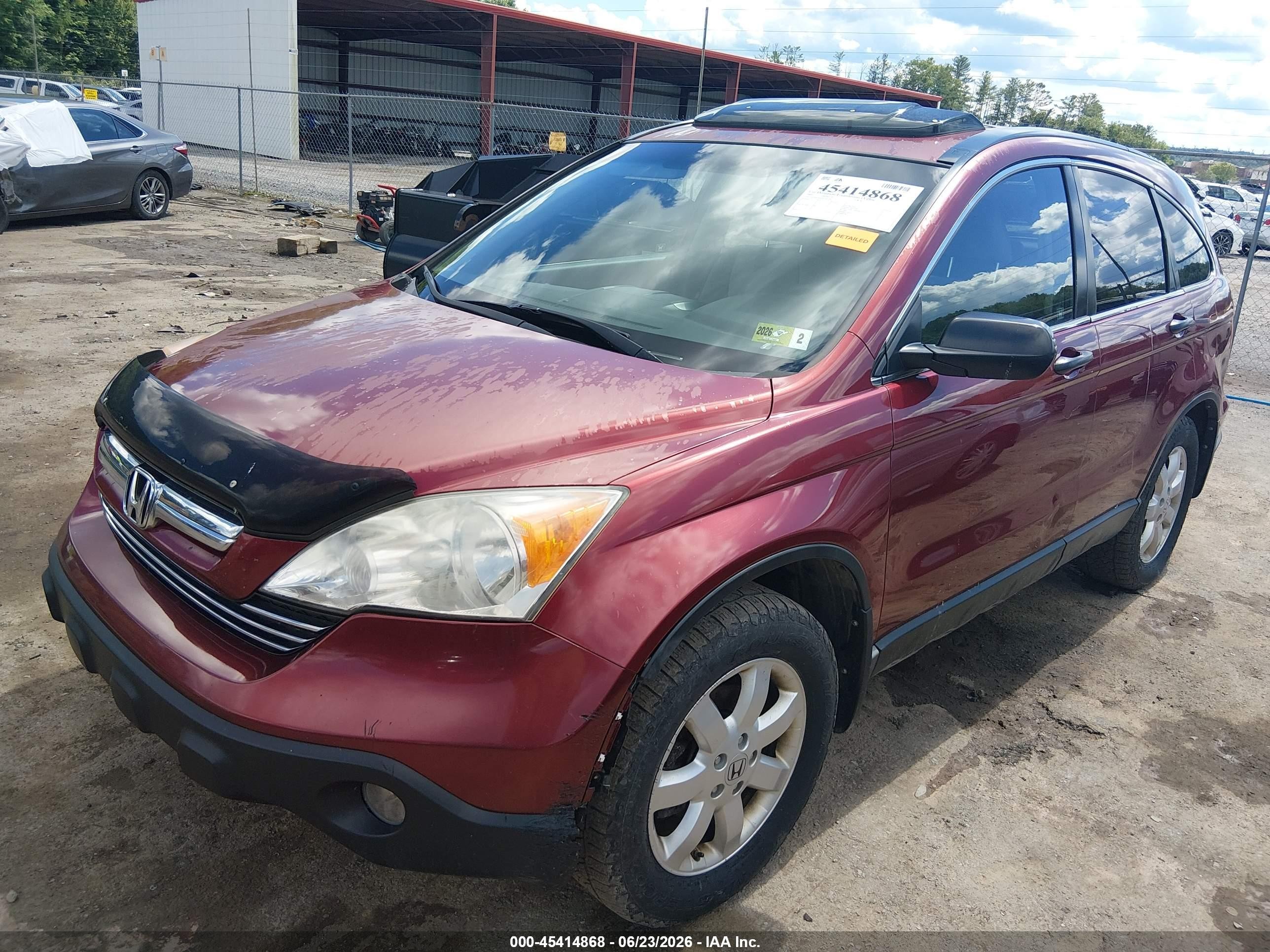 2009 Honda Cr-v Ex Maroon vin: 3CZRE48509G705190