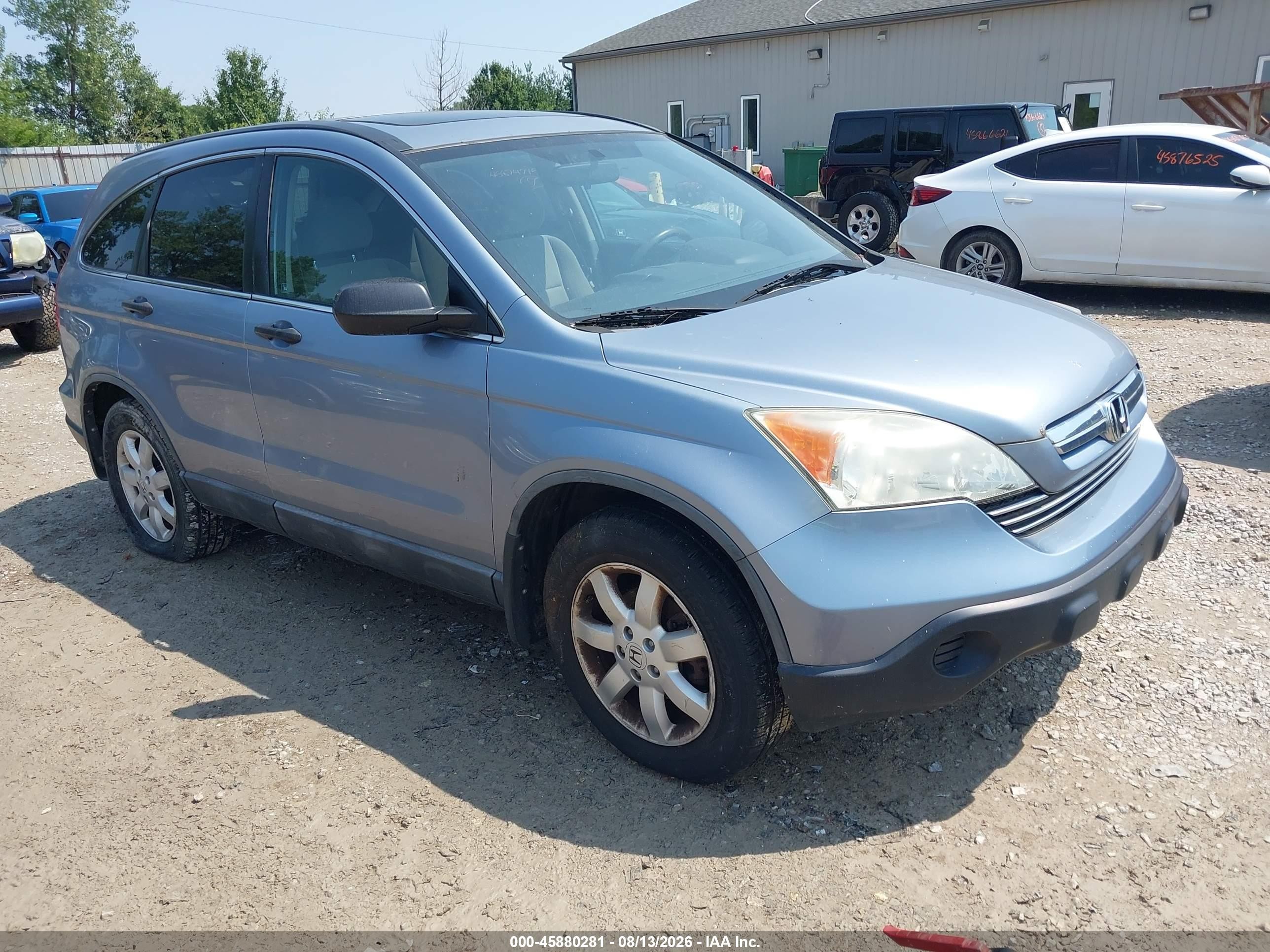 2008 Honda Cr-v Ex Blue vin: 3CZRE48518G701762