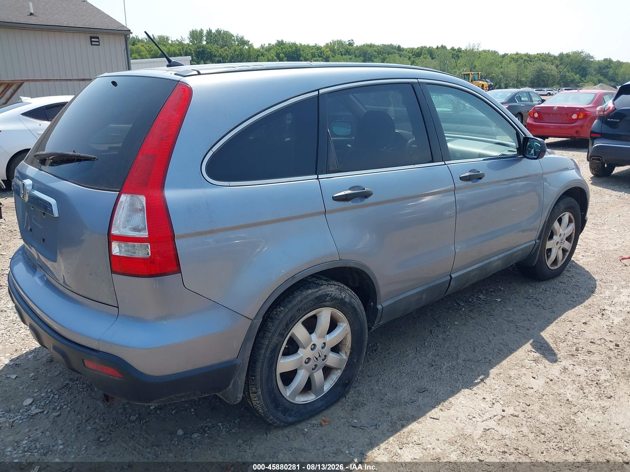 2008 Honda Cr-v Ex Blue vin: 3CZRE48518G701762