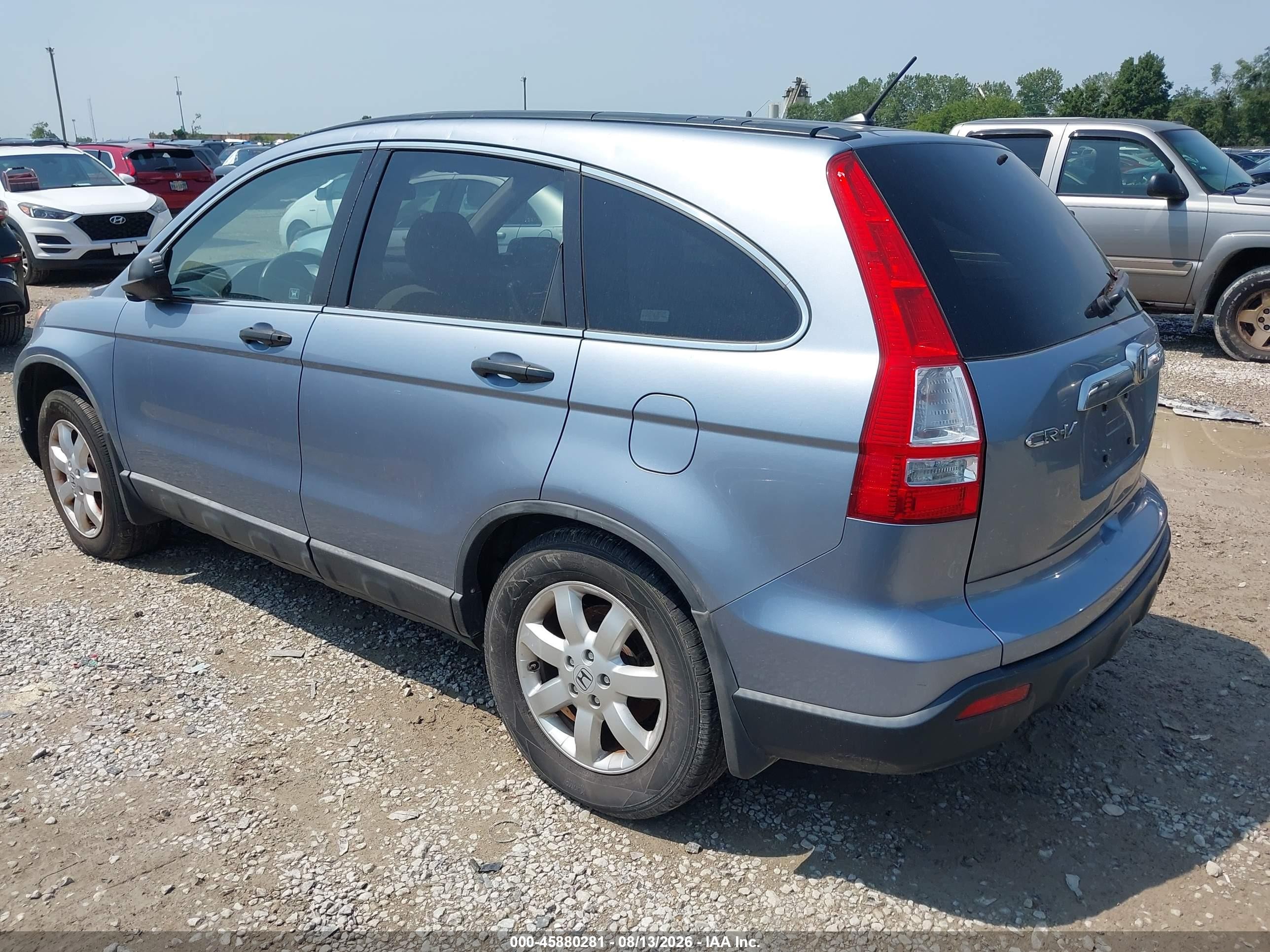 2008 Honda Cr-v Ex Blue vin: 3CZRE48518G701762