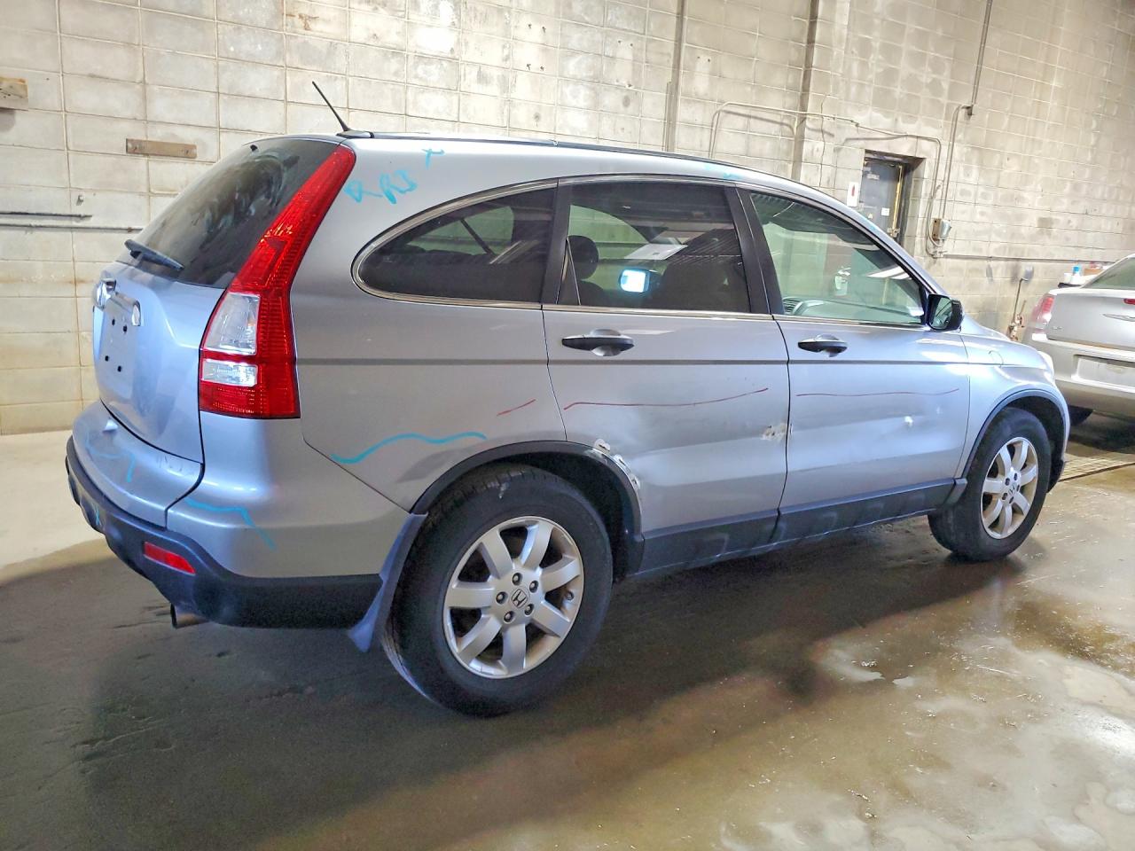 2008 Honda Cr-v Ex Silver vin: 3CZRE48518G703544