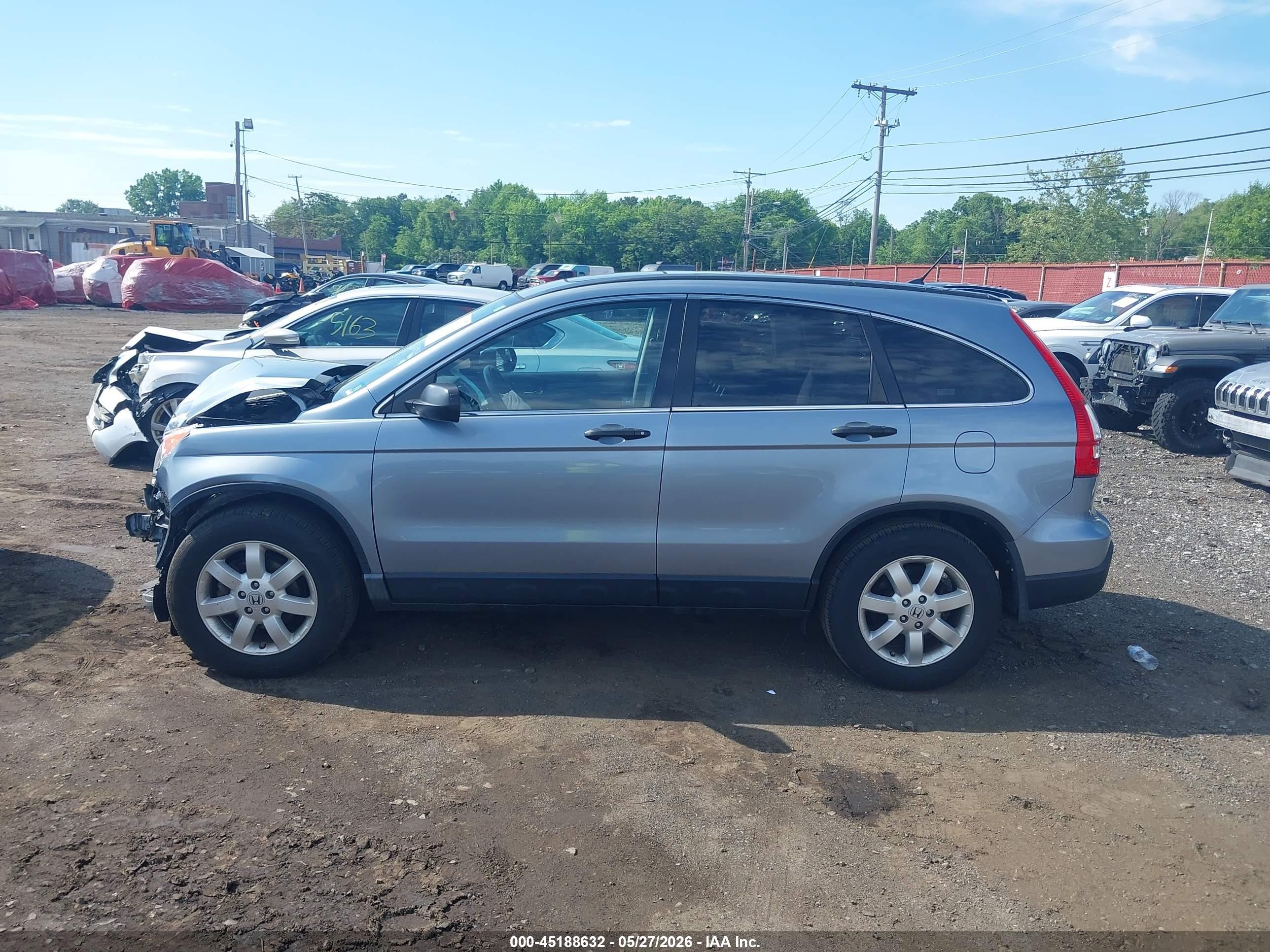 2009 Honda Cr-v Ex Light Blue vin: 3CZRE48519G702573
