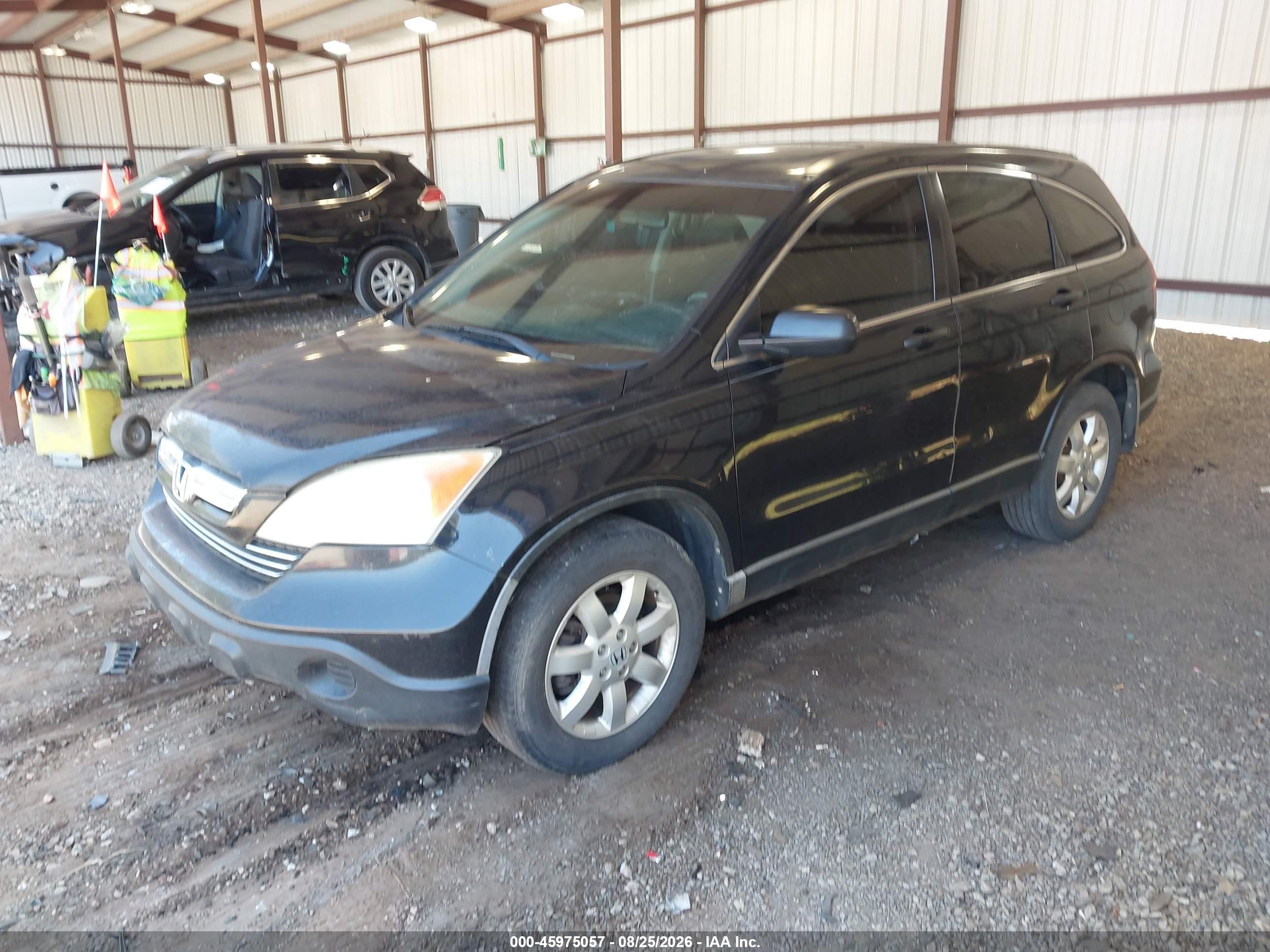 2008 Honda Cr-v Ex Black vin: 3CZRE48528G702340