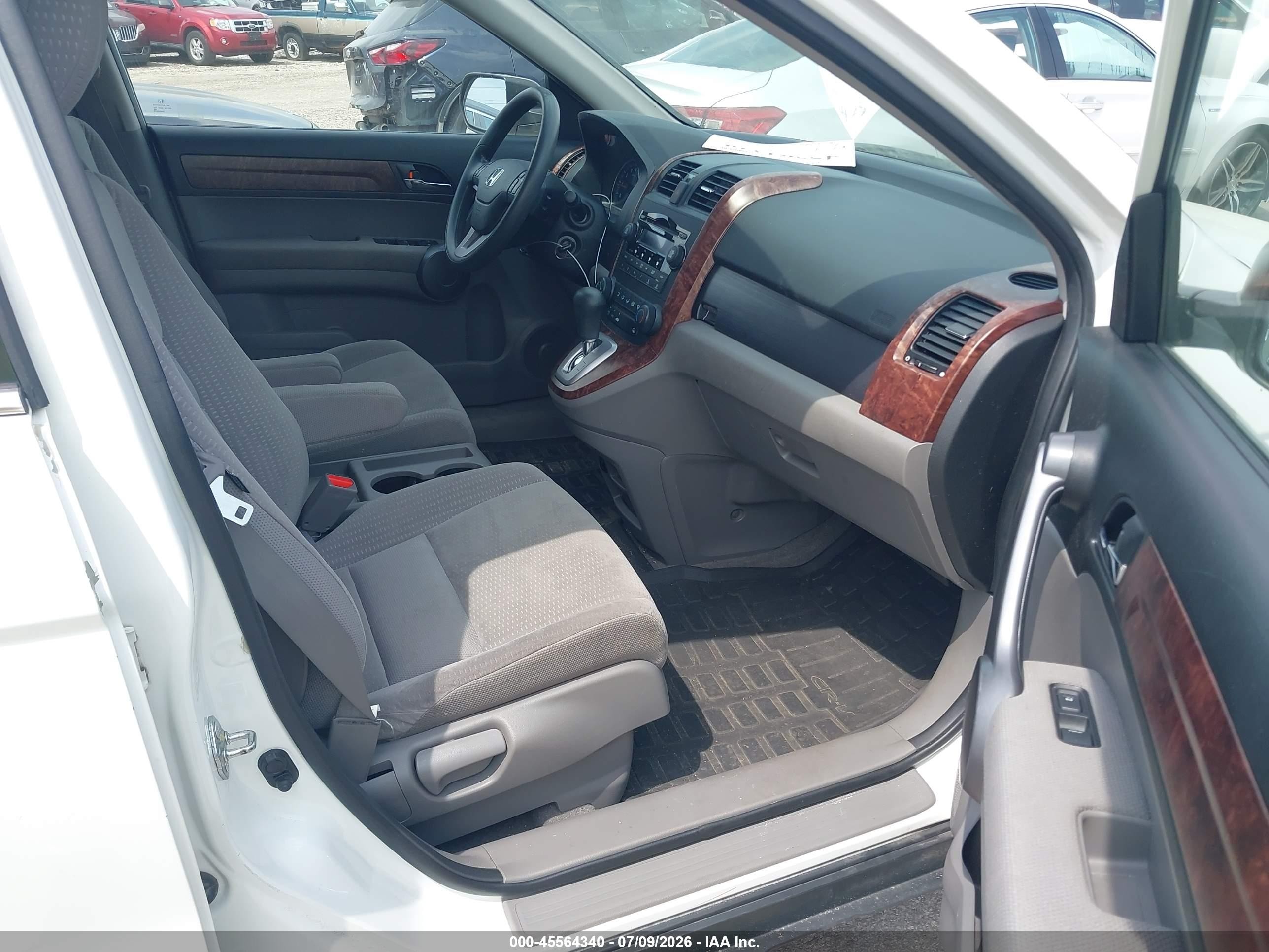 2009 Honda Cr-v Ex White vin: 3CZRE48529G700234