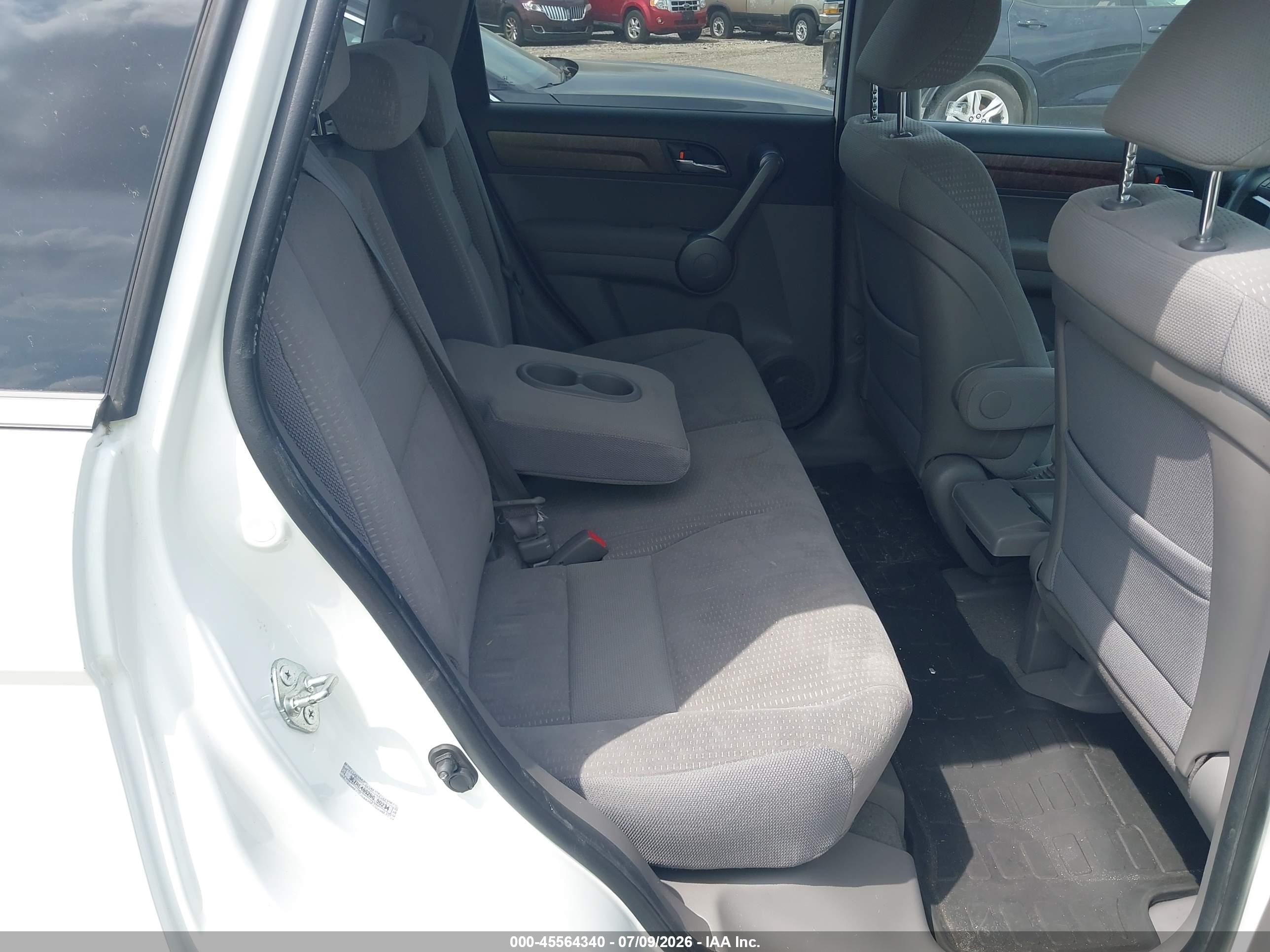 2009 Honda Cr-v Ex White vin: 3CZRE48529G700234