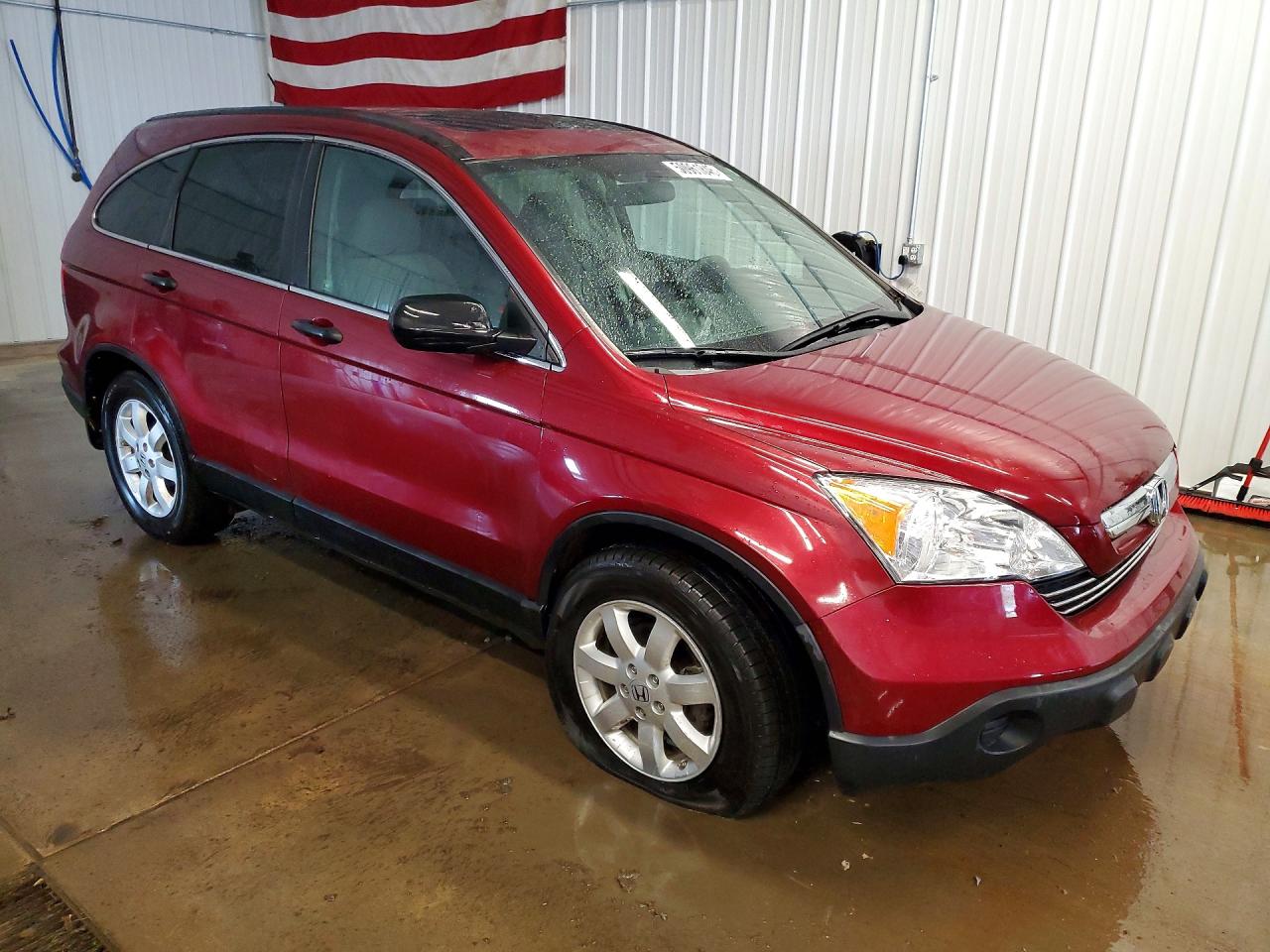 2009 Honda Cr-v Ex Red vin: 3CZRE48539G705295