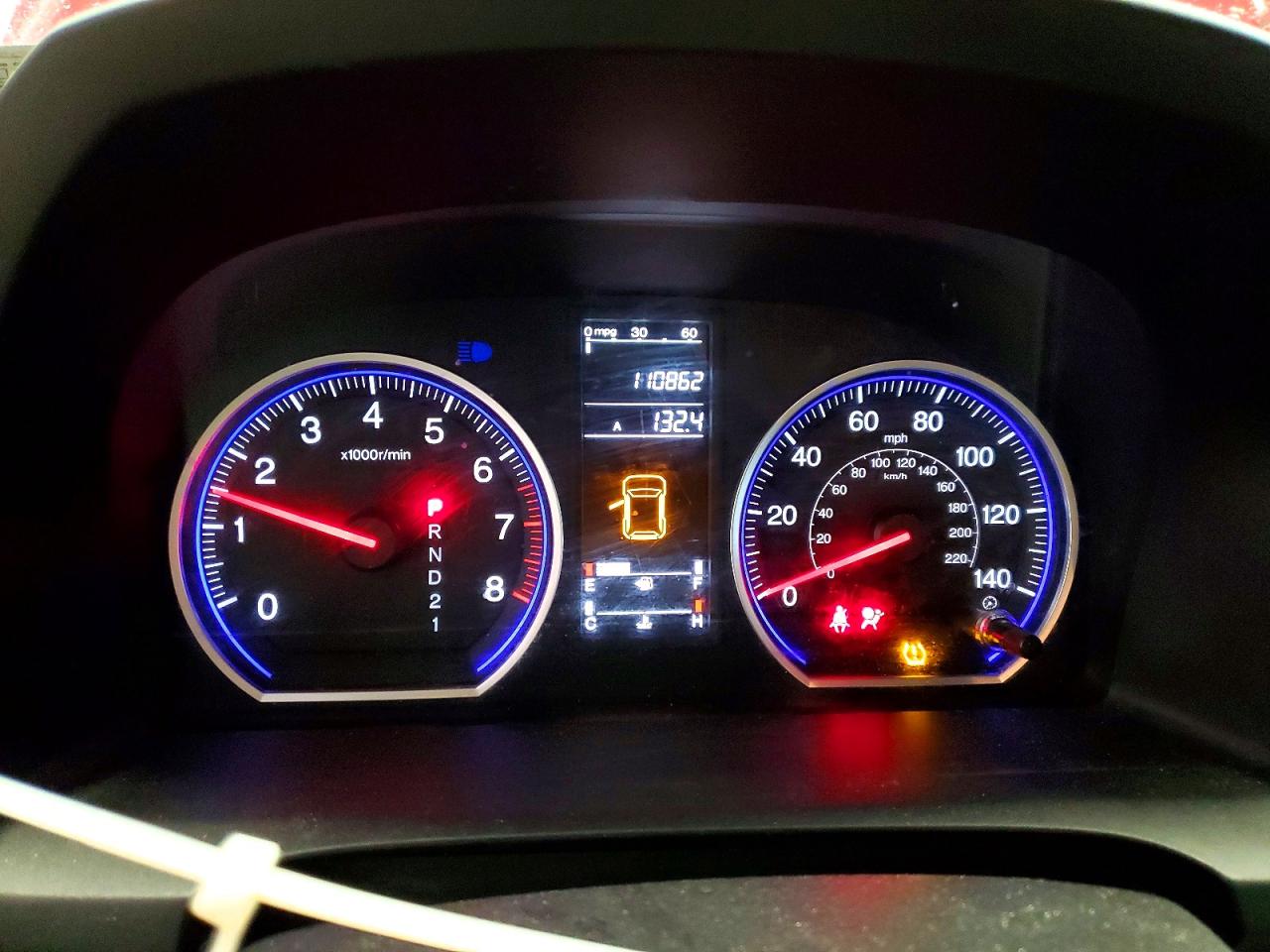 2009 Honda Cr-v Ex Red vin: 3CZRE48539G705295
