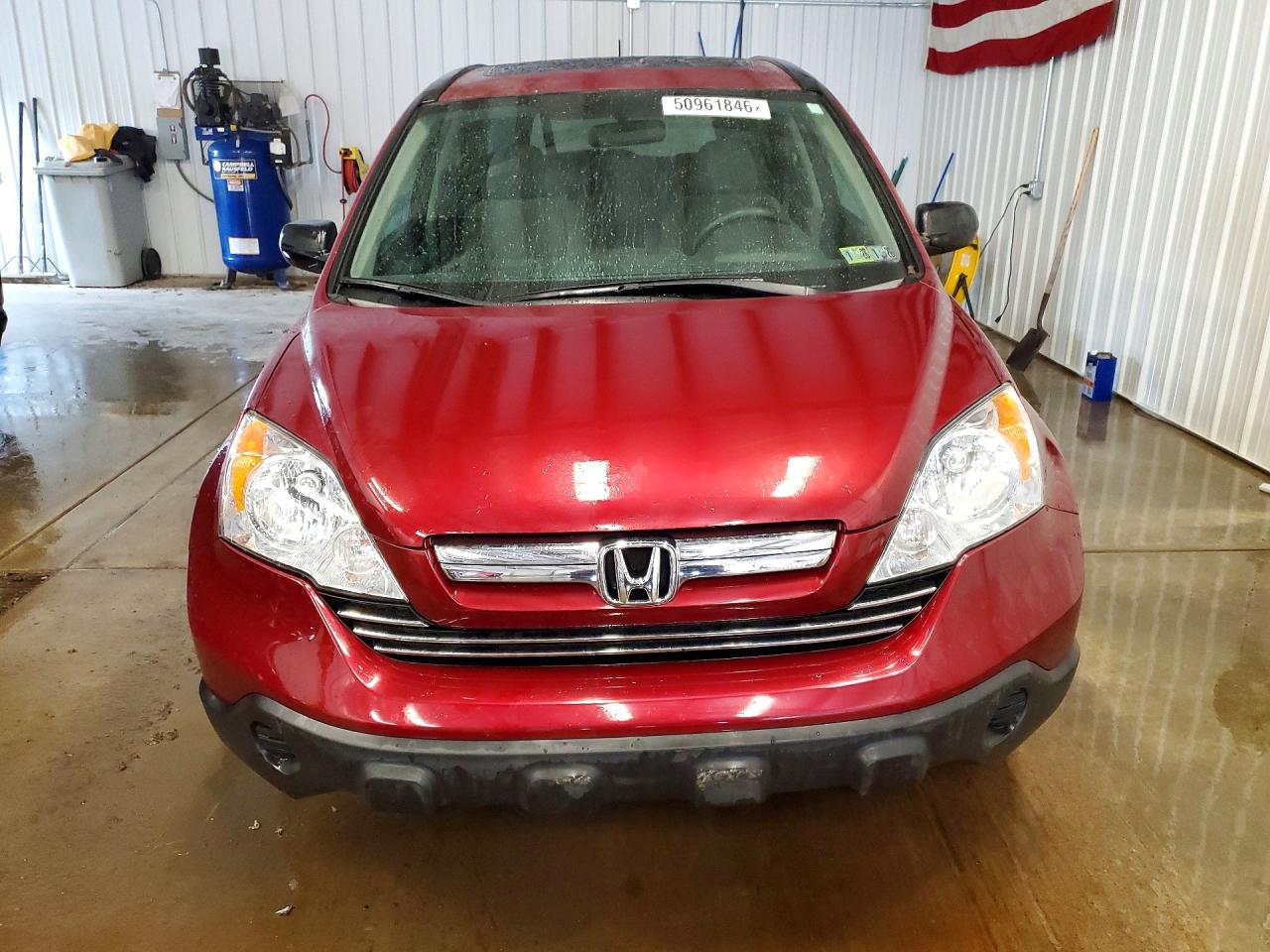 2009 Honda Cr-v Ex Red vin: 3CZRE48539G705295