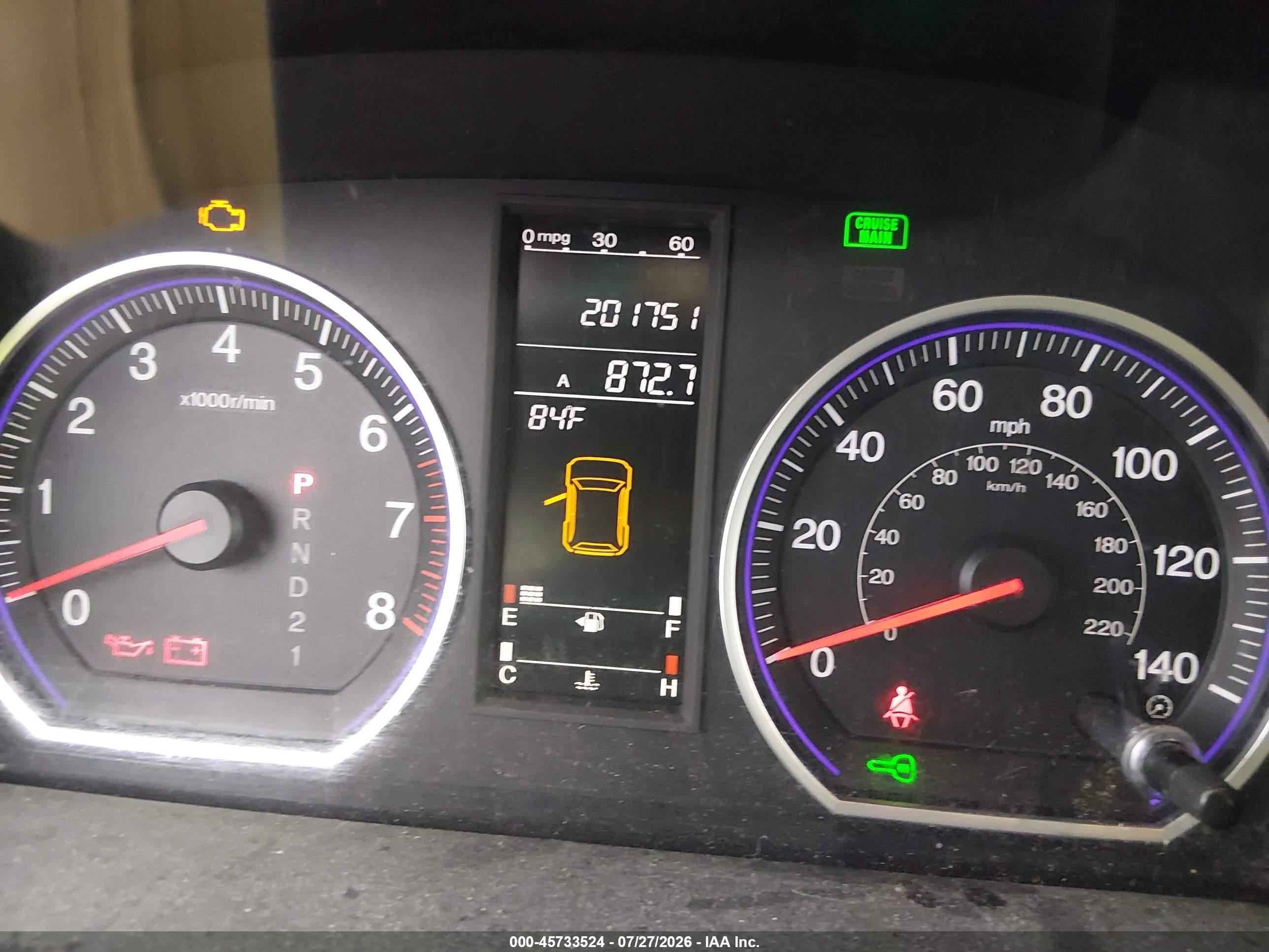 2009 Honda Cr-v Ex Black vin: 3CZRE48539G707905